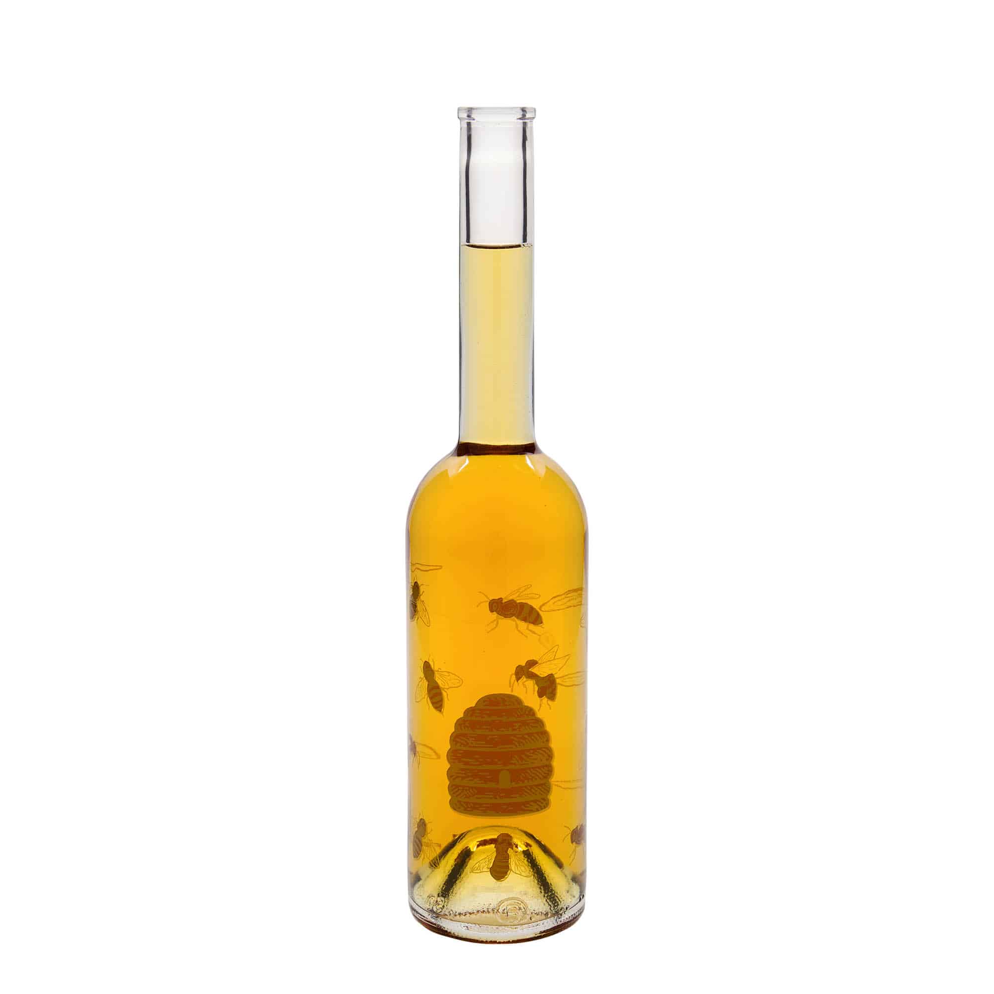 500 ml glasflaske 'Opera', motiv: Bier, åbning: Kork