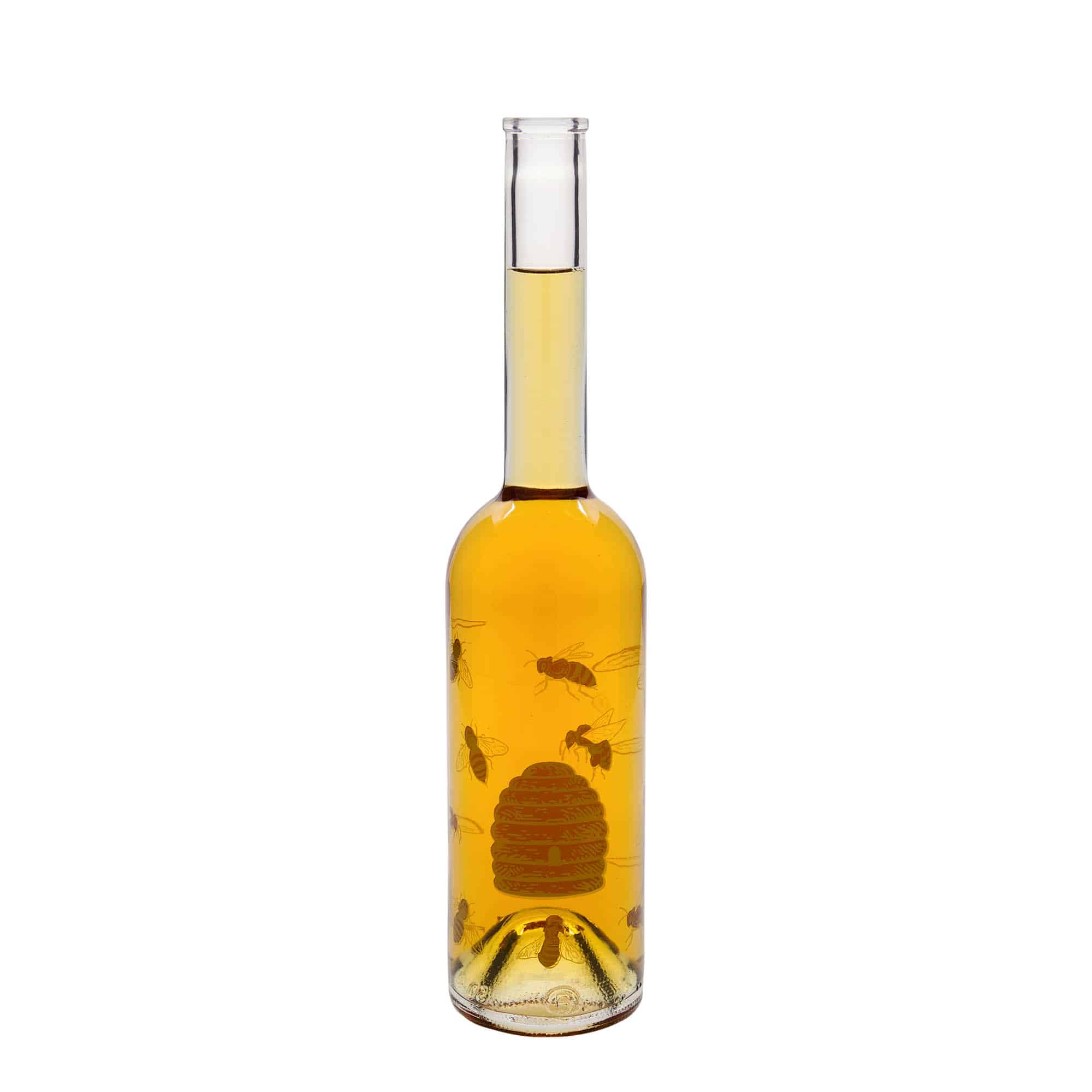 500 ml glasflaske 'Opera', motiv: bier, åbning: kork
