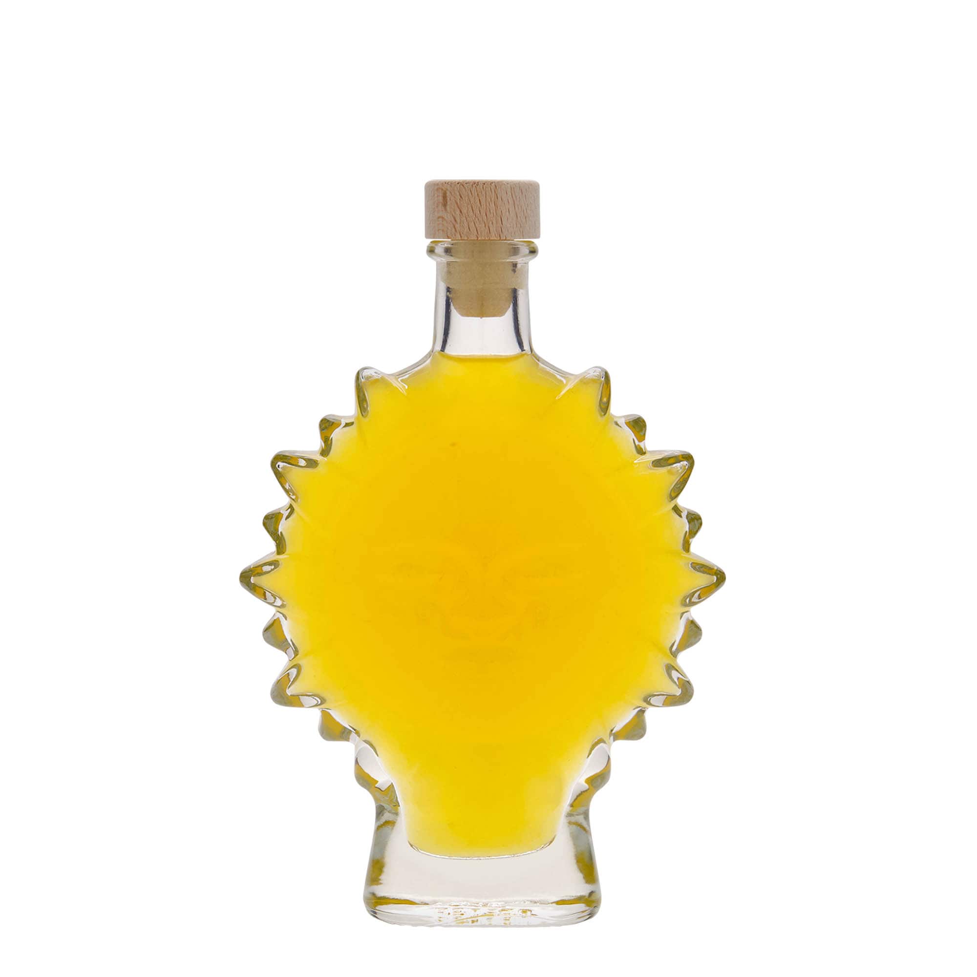 200 ml glasflaske 'Sonne', åbning: kork