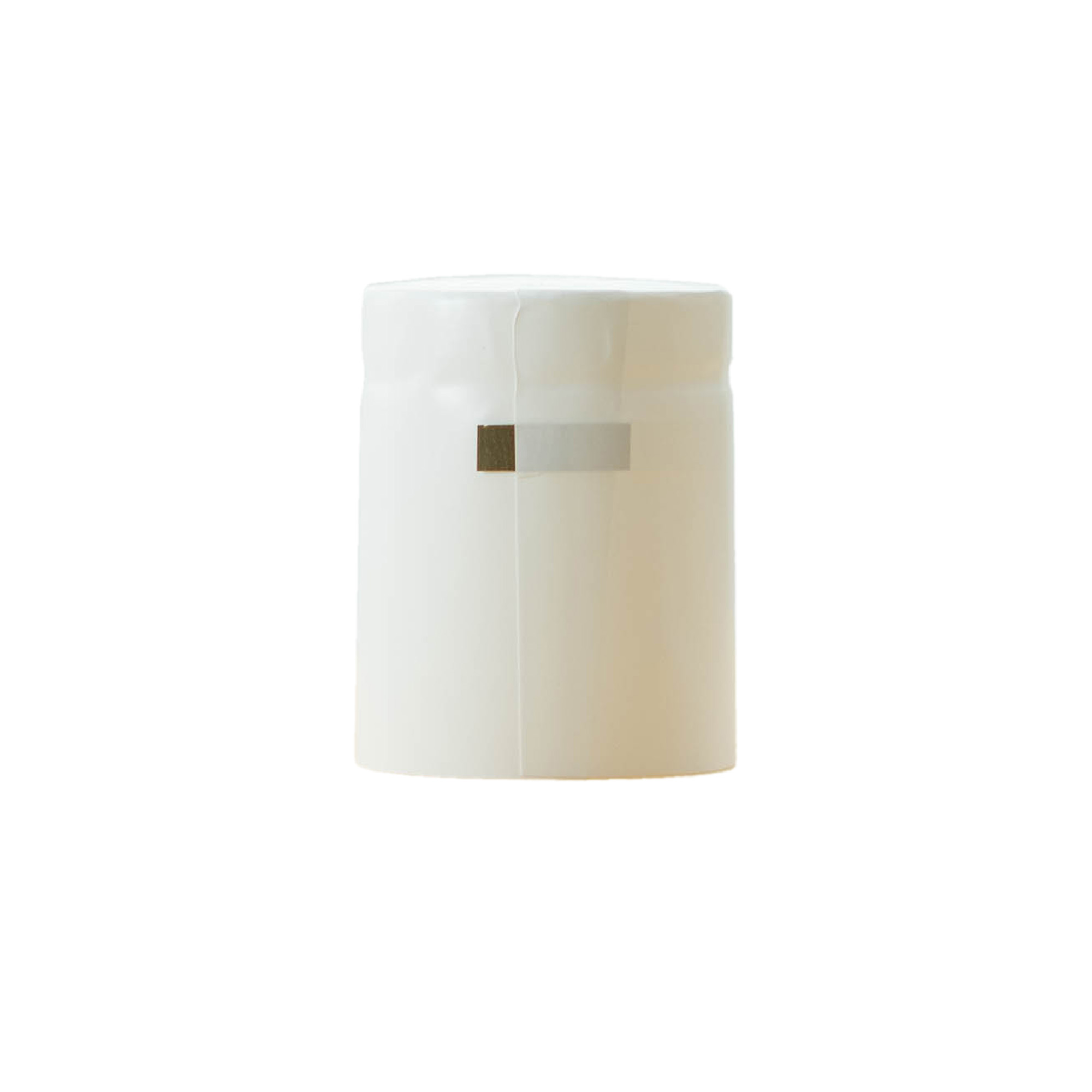 Skrumpelkapsel 32x41, PVC-plast, hvid Skrumpelkapsel 32x41, PVC-plast, hvid