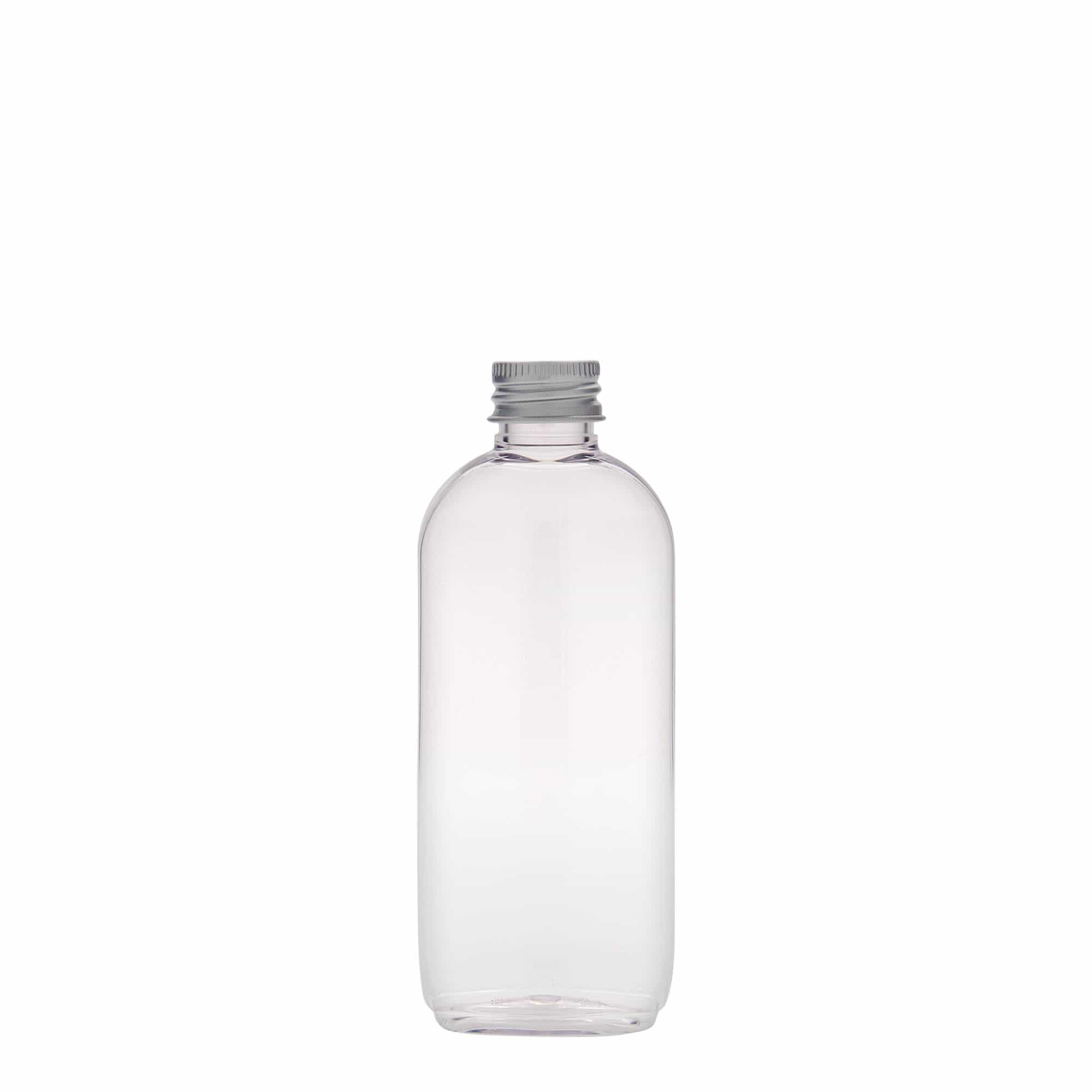 100 ml PET-flaske »Iris«, oval, plast, tud: 20/410