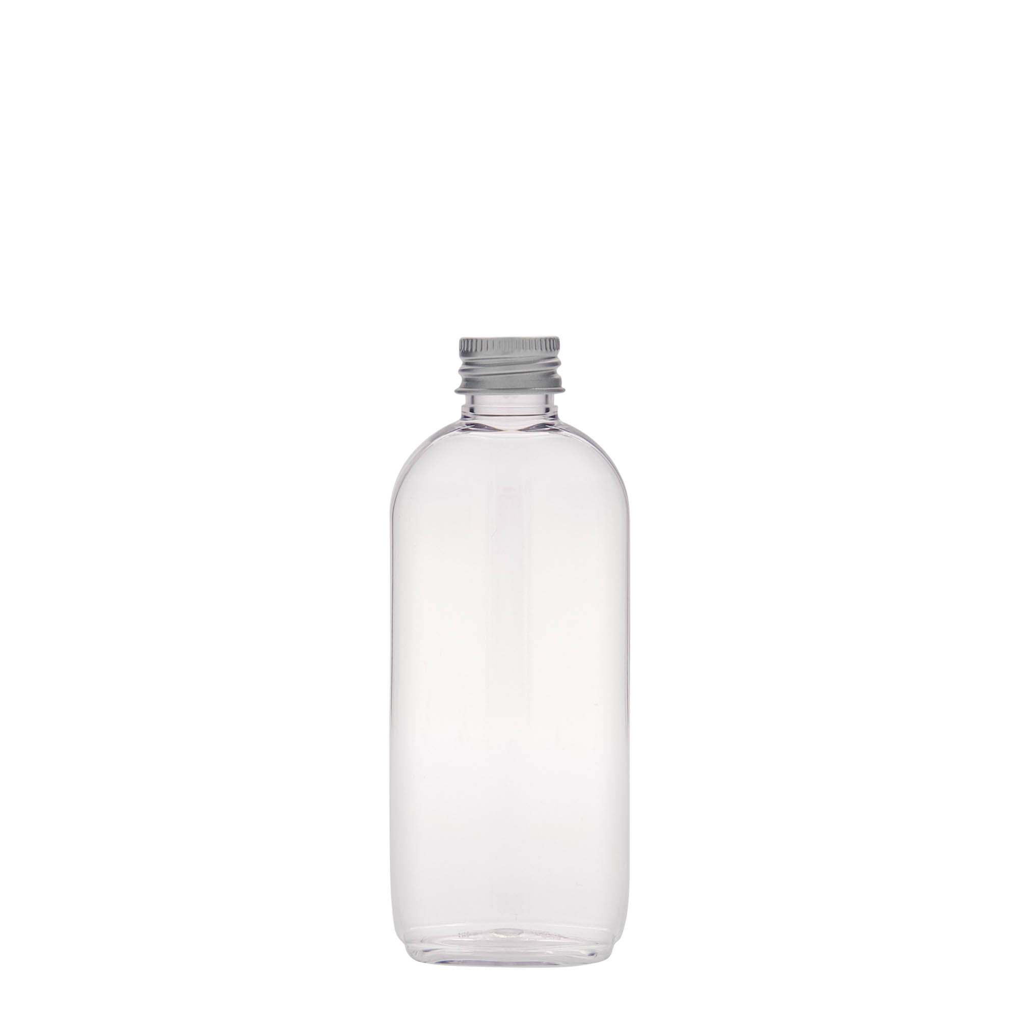100 ml PET-flaske »Iris«, oval, plast, tud: 20/410