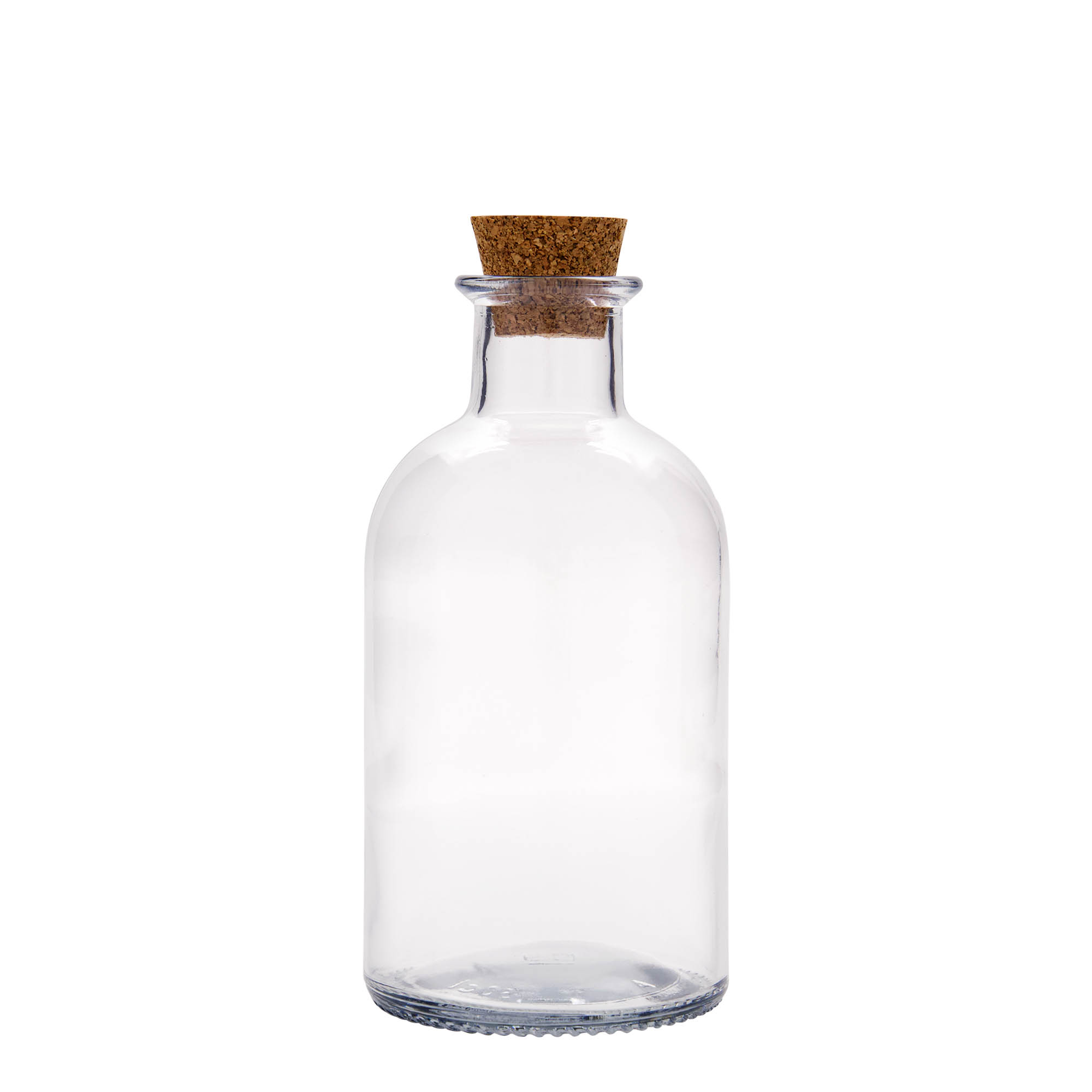 500 ml glasflaske apoteker 'Italia', åbning: kork 500 ml glasflaske apoteker 'Italia', åbning: kork