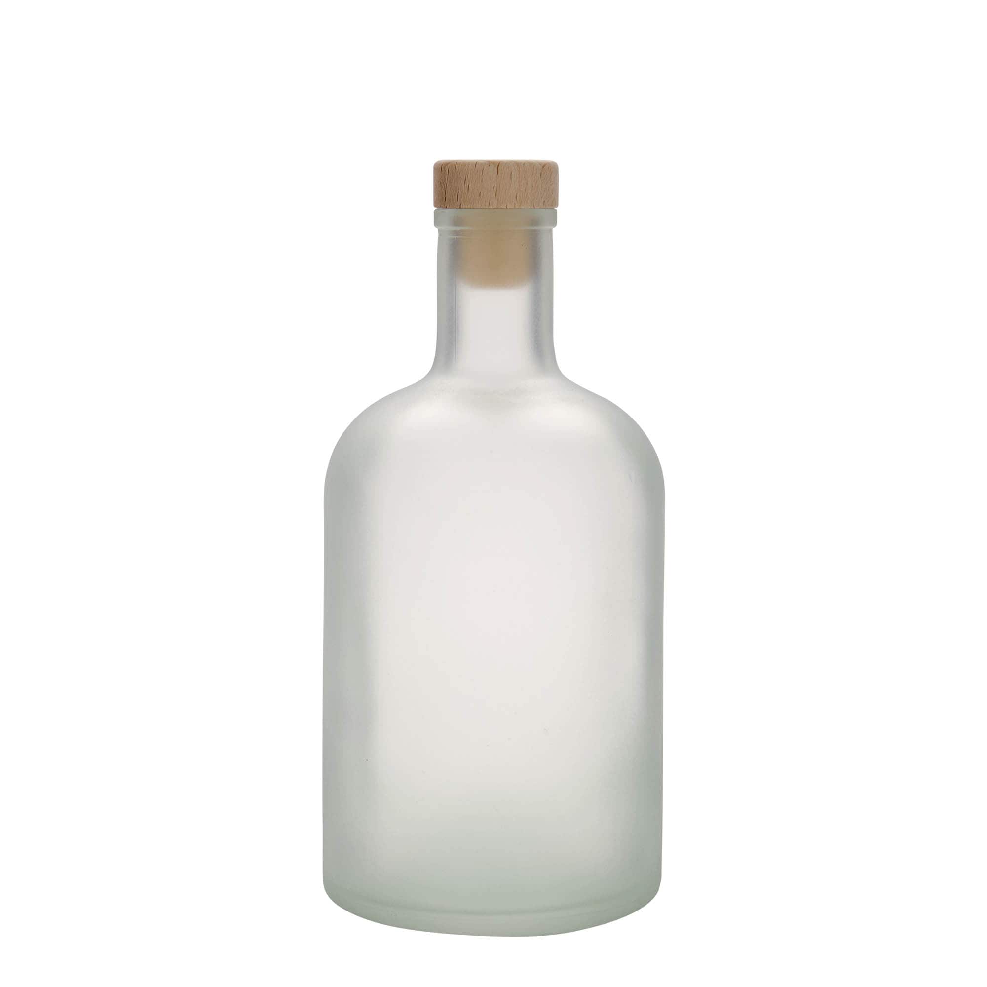 700 ml glasflaske »Gerardino«, frostet, åbning: kork