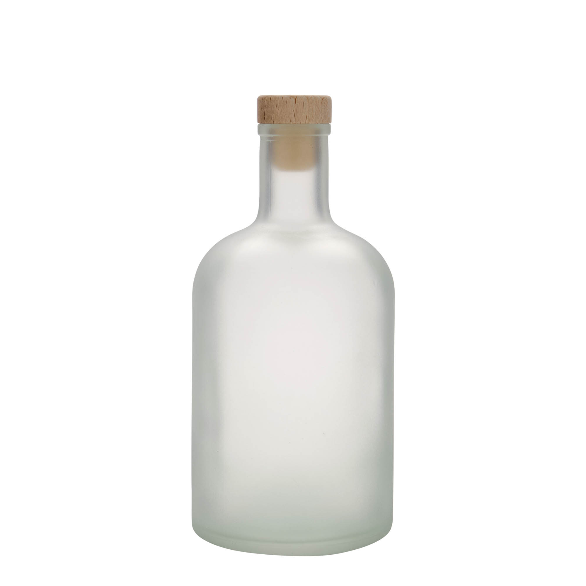 700 ml glasflaske »Gerardino«, frostet, åbning: kork