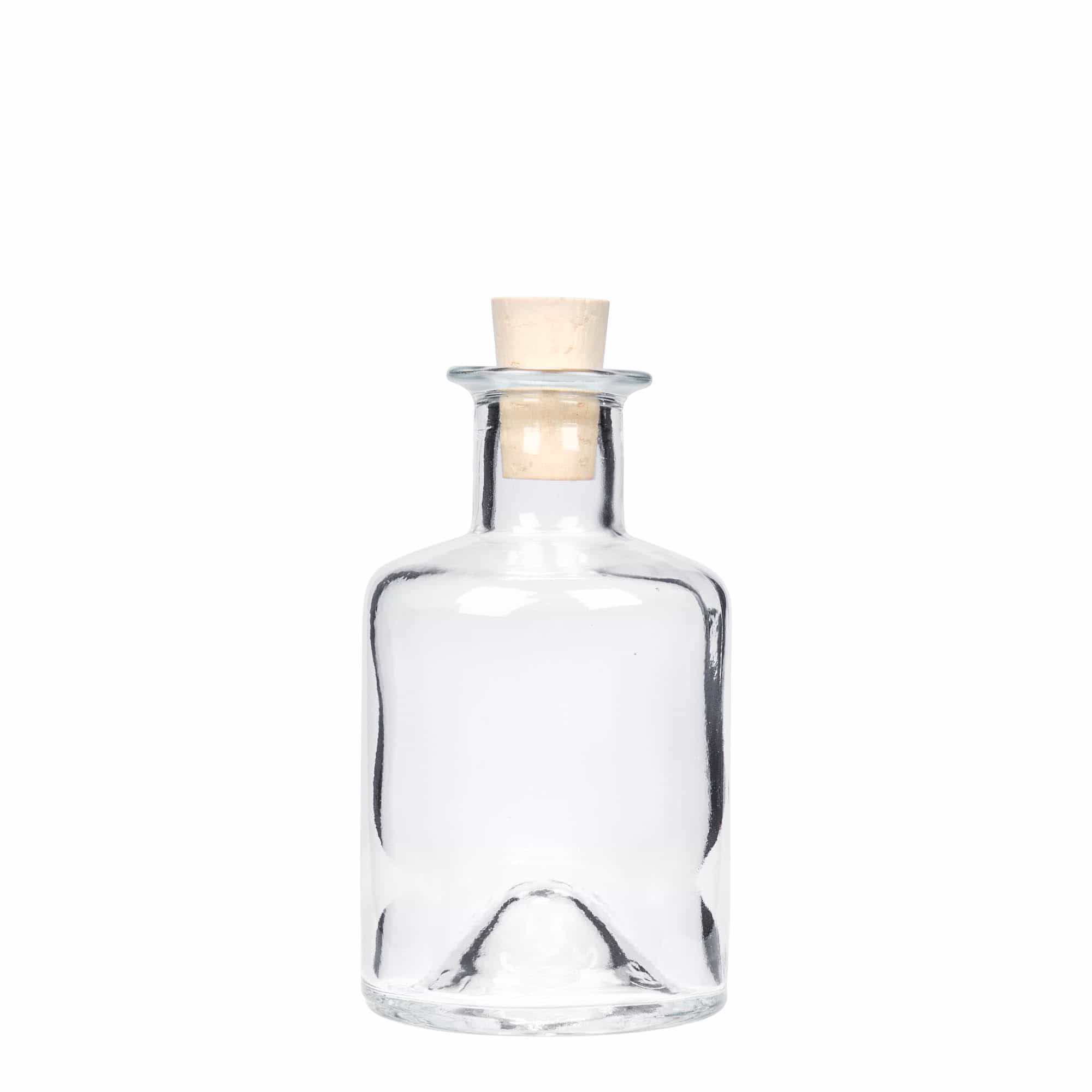200 ml glasflaske apoteker, åbning: kork