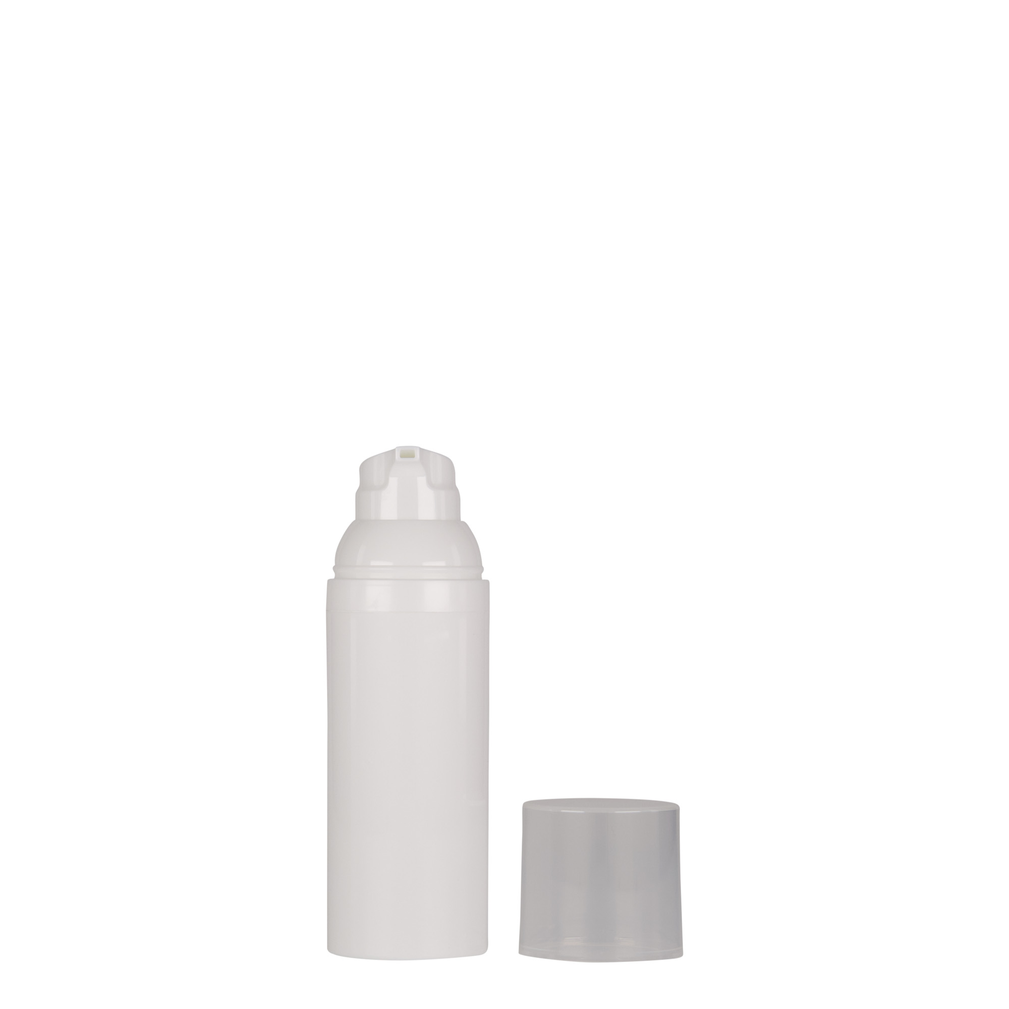 50 ml Airless-dispenser »Mezzo«, PP-plast, hvid
