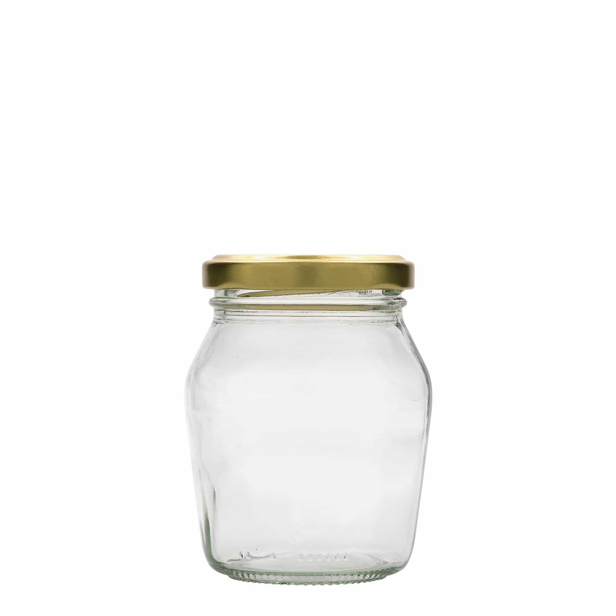 180 ml hvælvet rundt glas, åbning: Twist-off (TO 58)