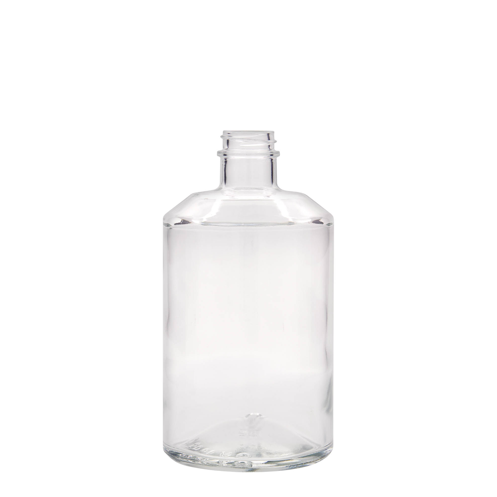 500 ml glasflaske 'Hella', åbning: GPI 28 500 ml glasflaske 'Hella', åbning: GPI 28