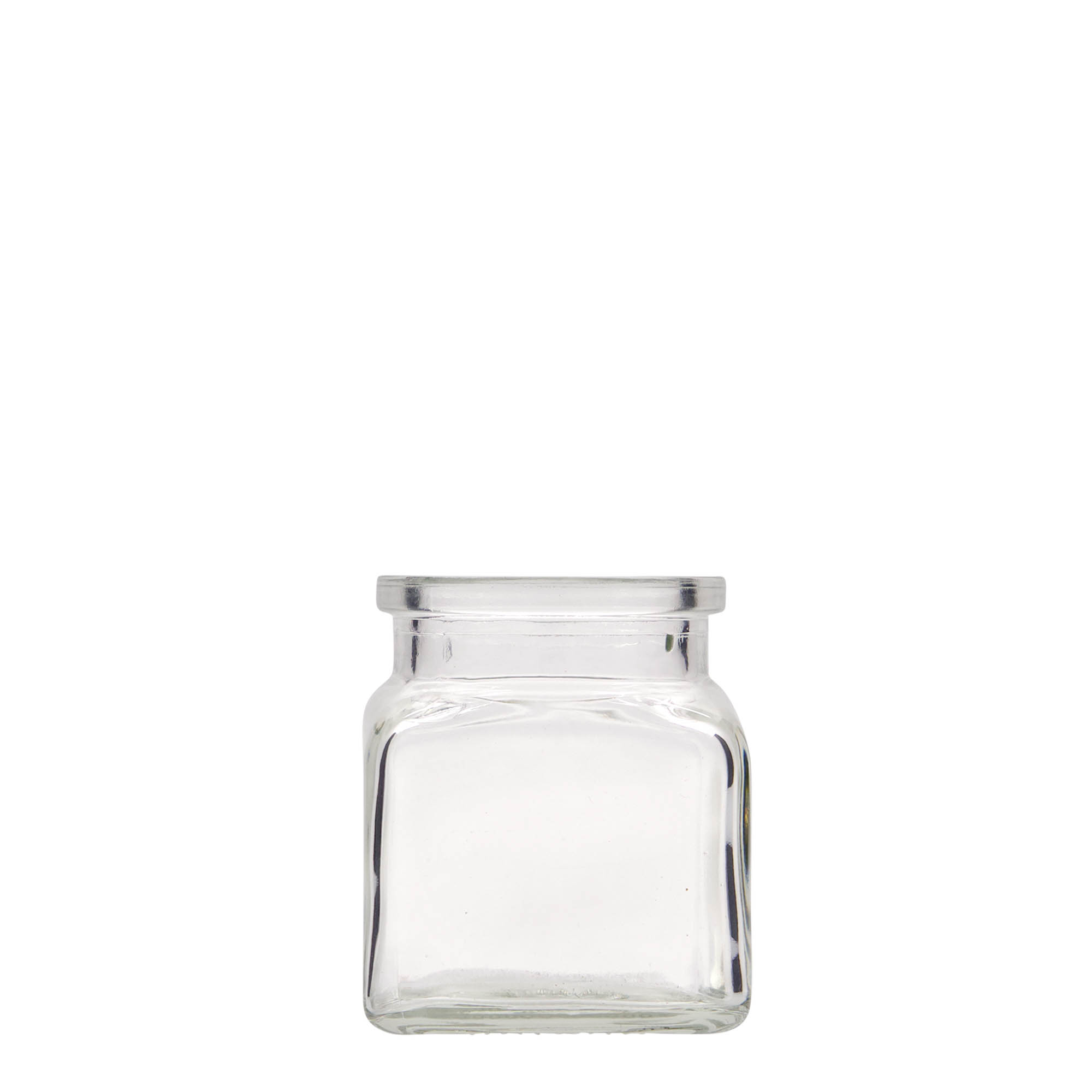 120 ml korkglas, firkantet, åbning: kork