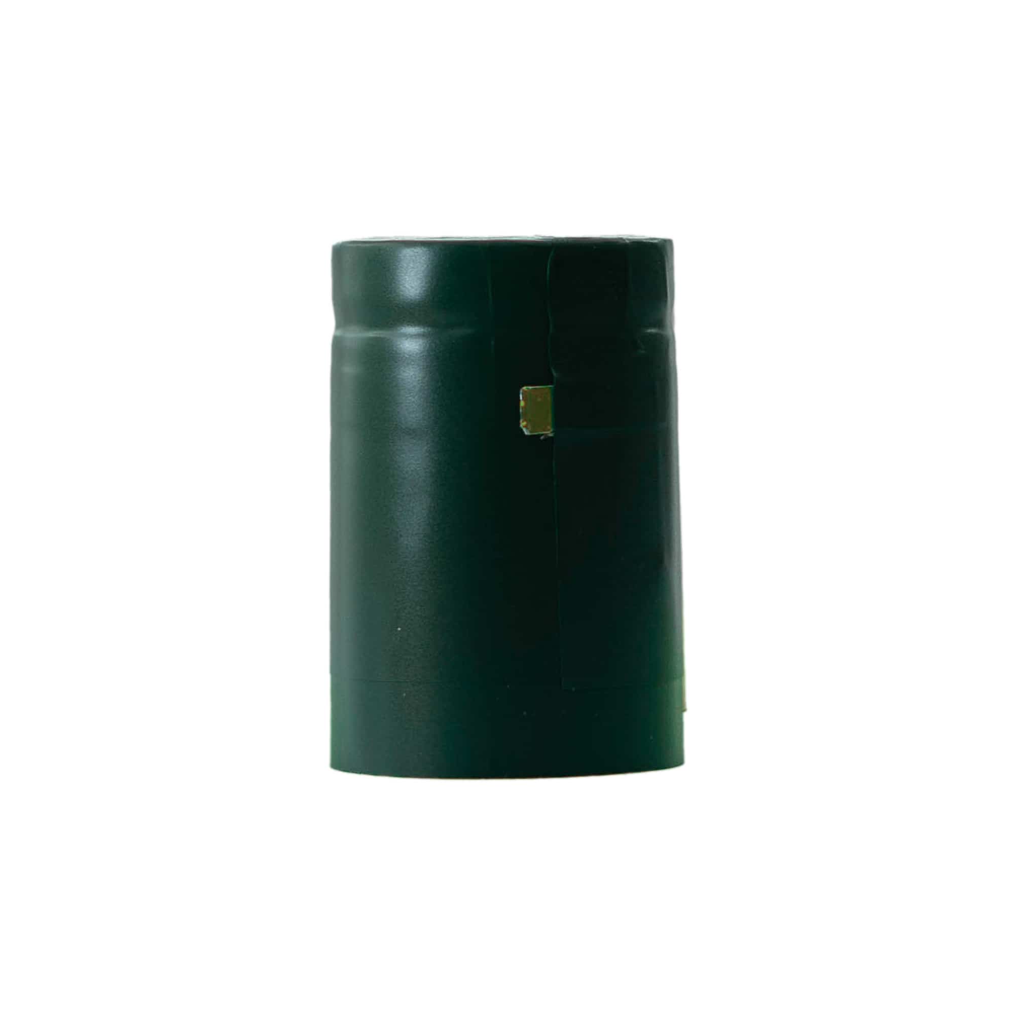 Krympekapsel 32x41, PVC-plast, smaragdgrøn Krympekapsel 32x41, PVC-plast, smaragdgrøn