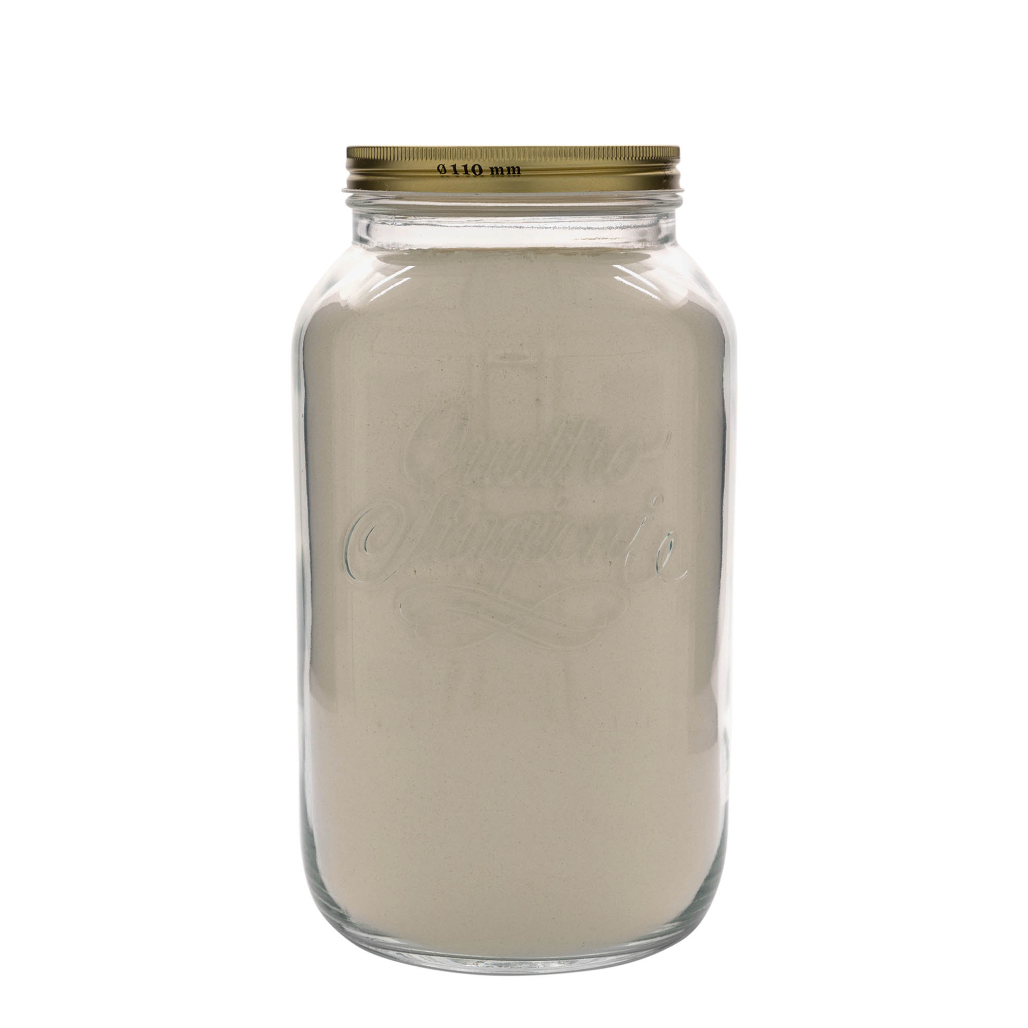 3.800 ml glas 'Quattro Stagioni', åbning: skruelåg