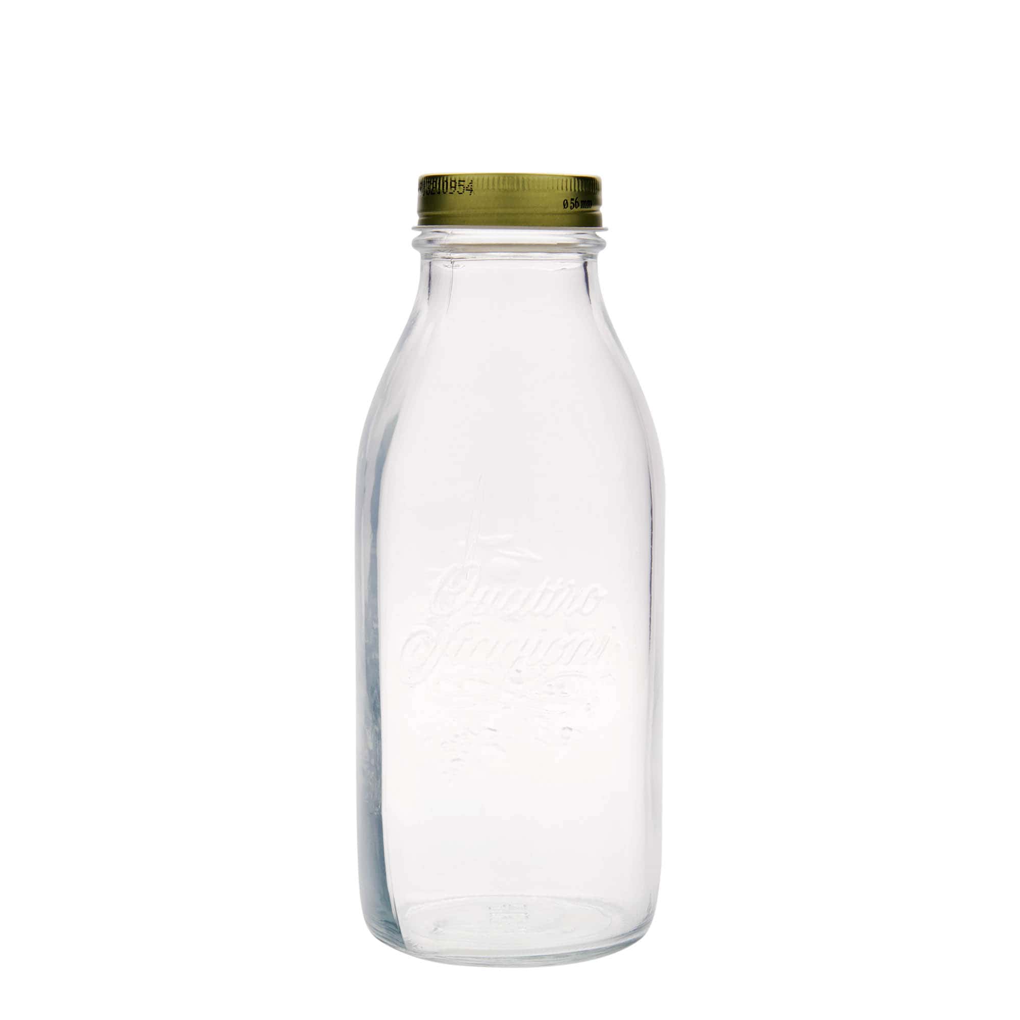 1.000 ml glasflaske 'Quattro Stagioni', åbning: skruelåg