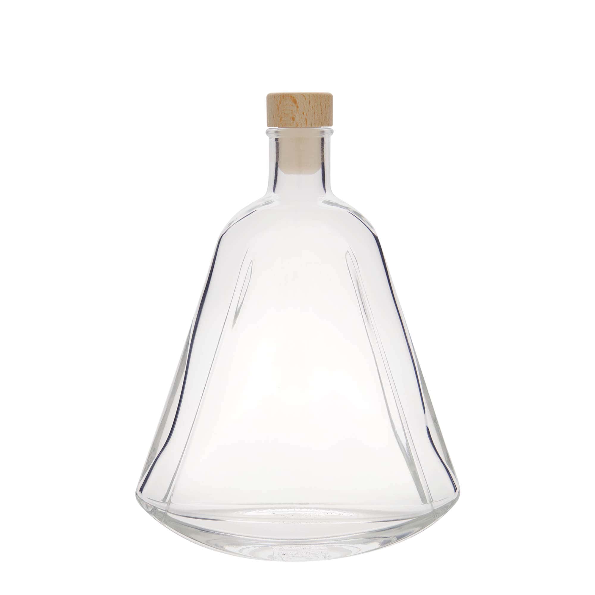 350 ml glasflaske 'Maurizio', oval, åbning: Kork