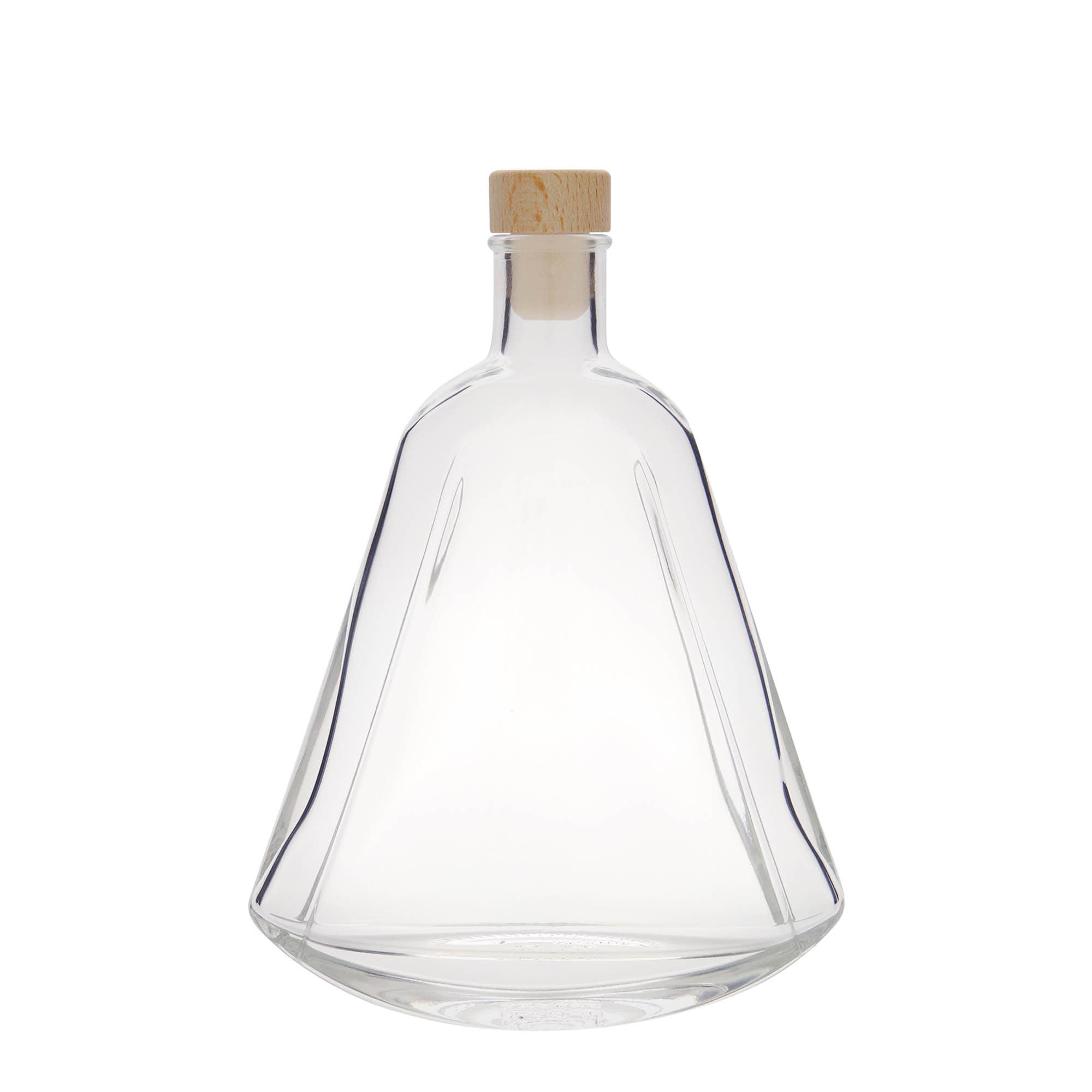 350 ml glasflaske 'Maurizio', oval, åbning: kork