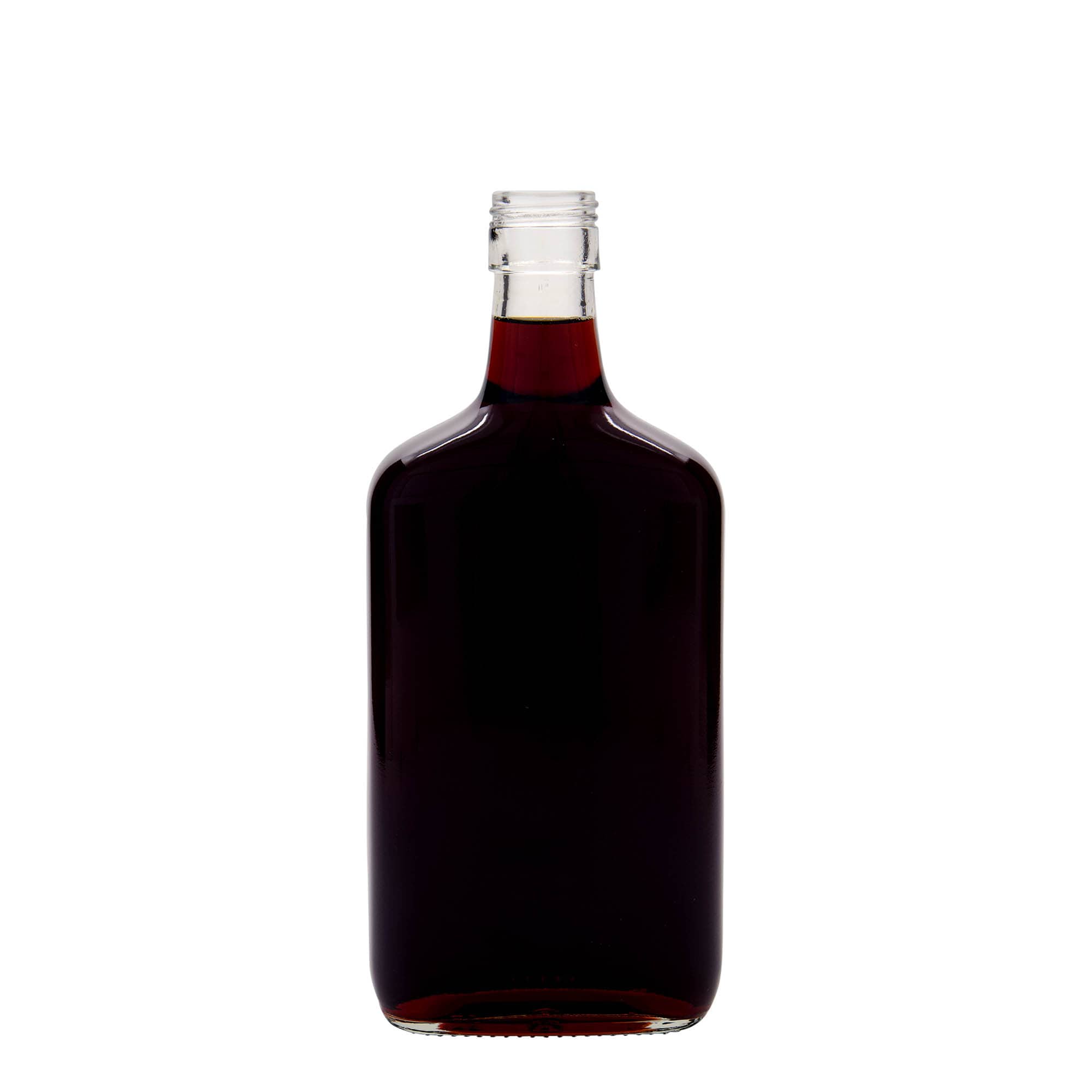 700 ml glasflaske 'Amaretto', rektangulær, åbning: PP 31,5