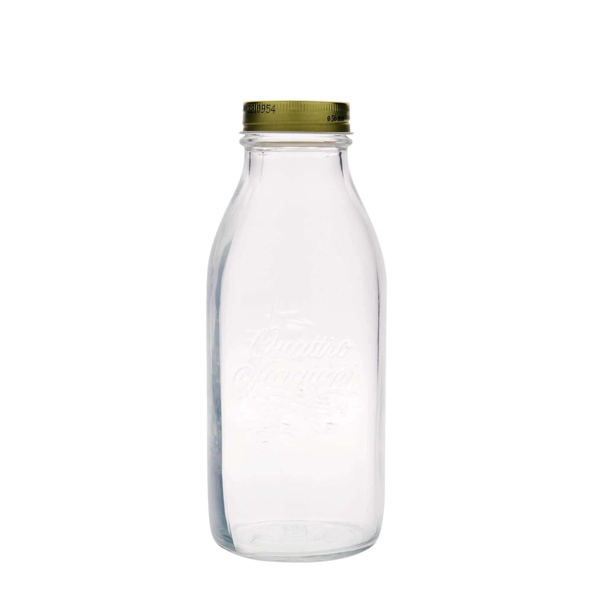 1.000 ml glasflaske 'Quattro Stagioni', åbning: Skruelåg