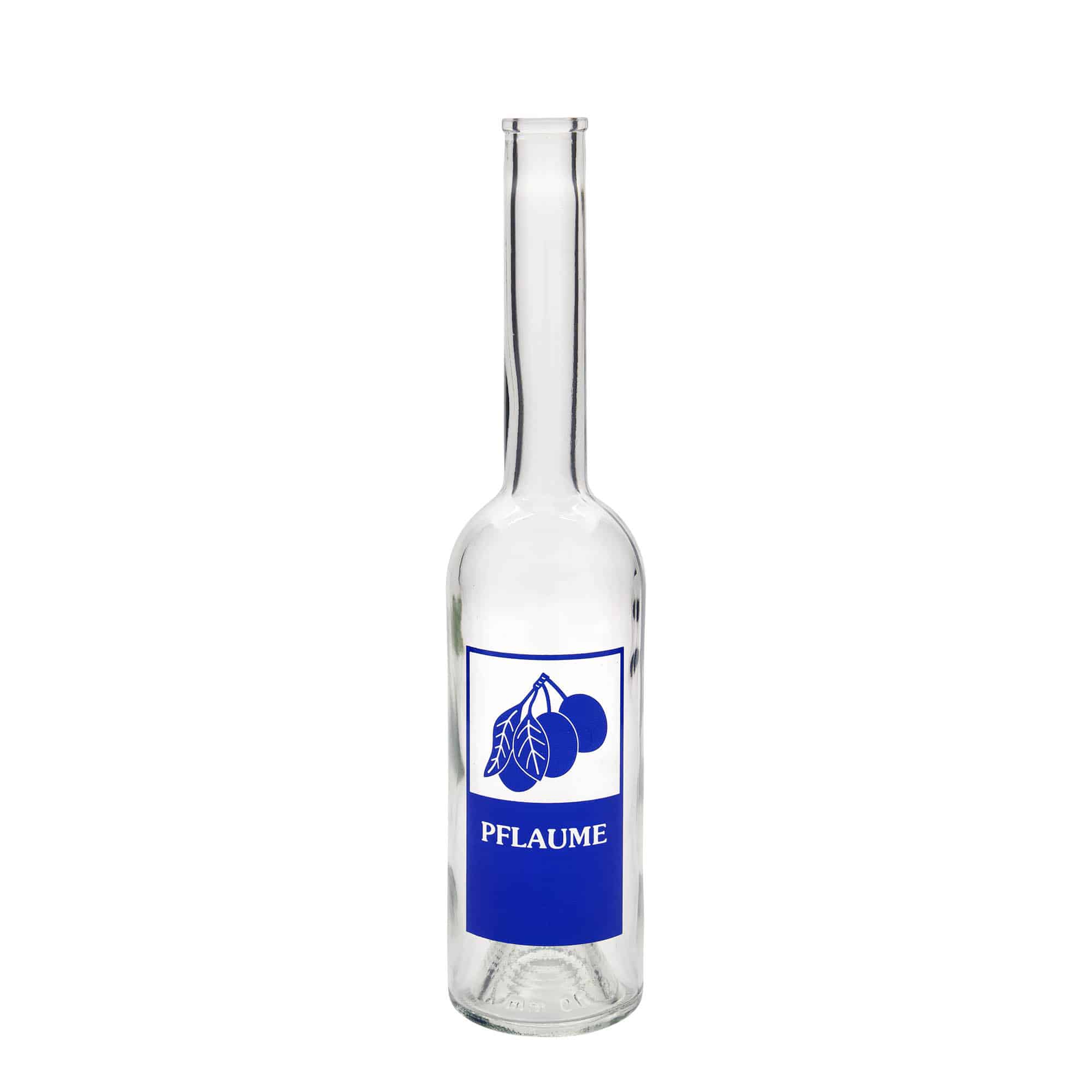 500 ml glasflaske 'Opera', motiv: Blomme, åbning: Kork 500 ml glasflaske 'Opera', motiv: Blomme, åbning: Kork