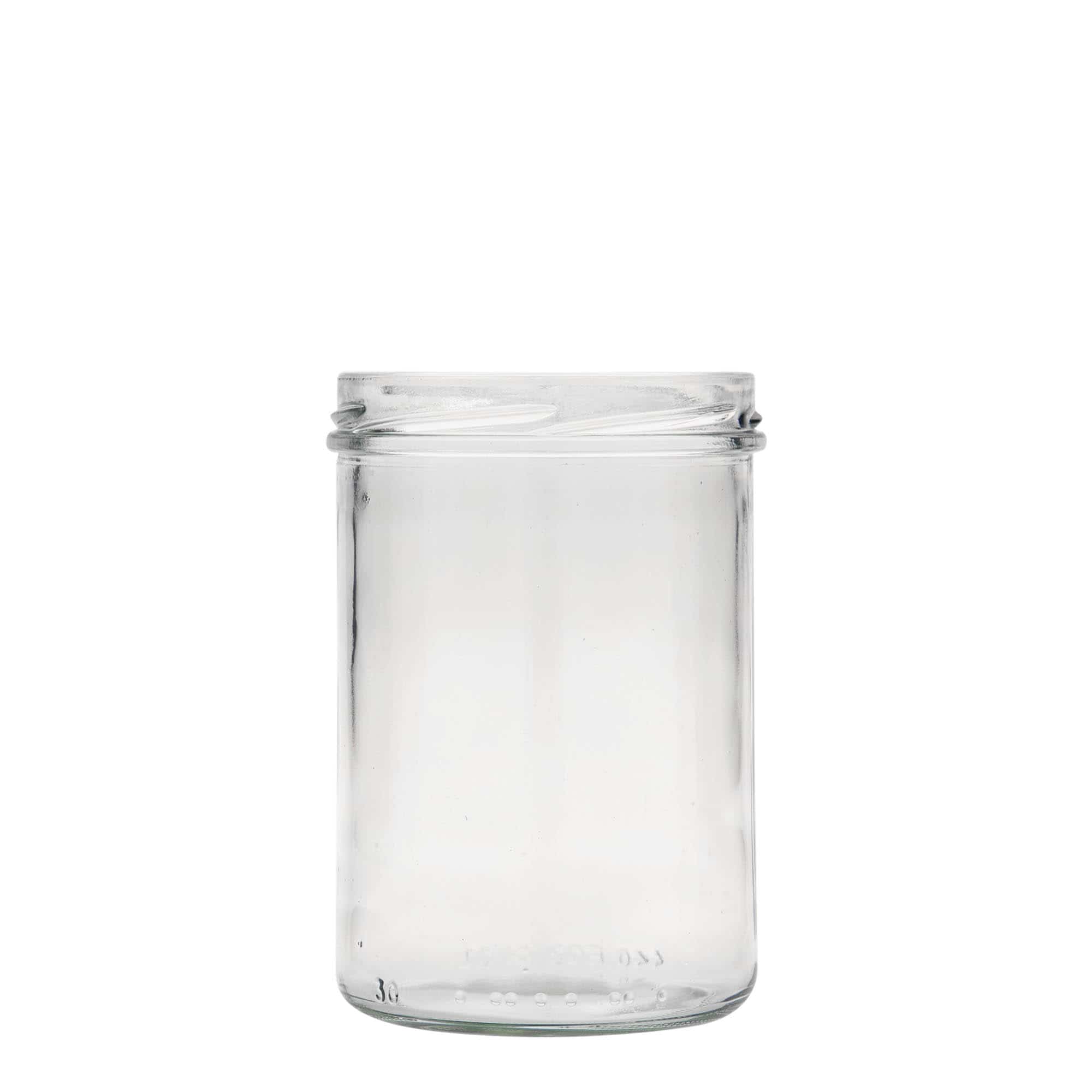 440 ml højt, cylindrisk sylteglas, åbning: Twist-off (TO 82)