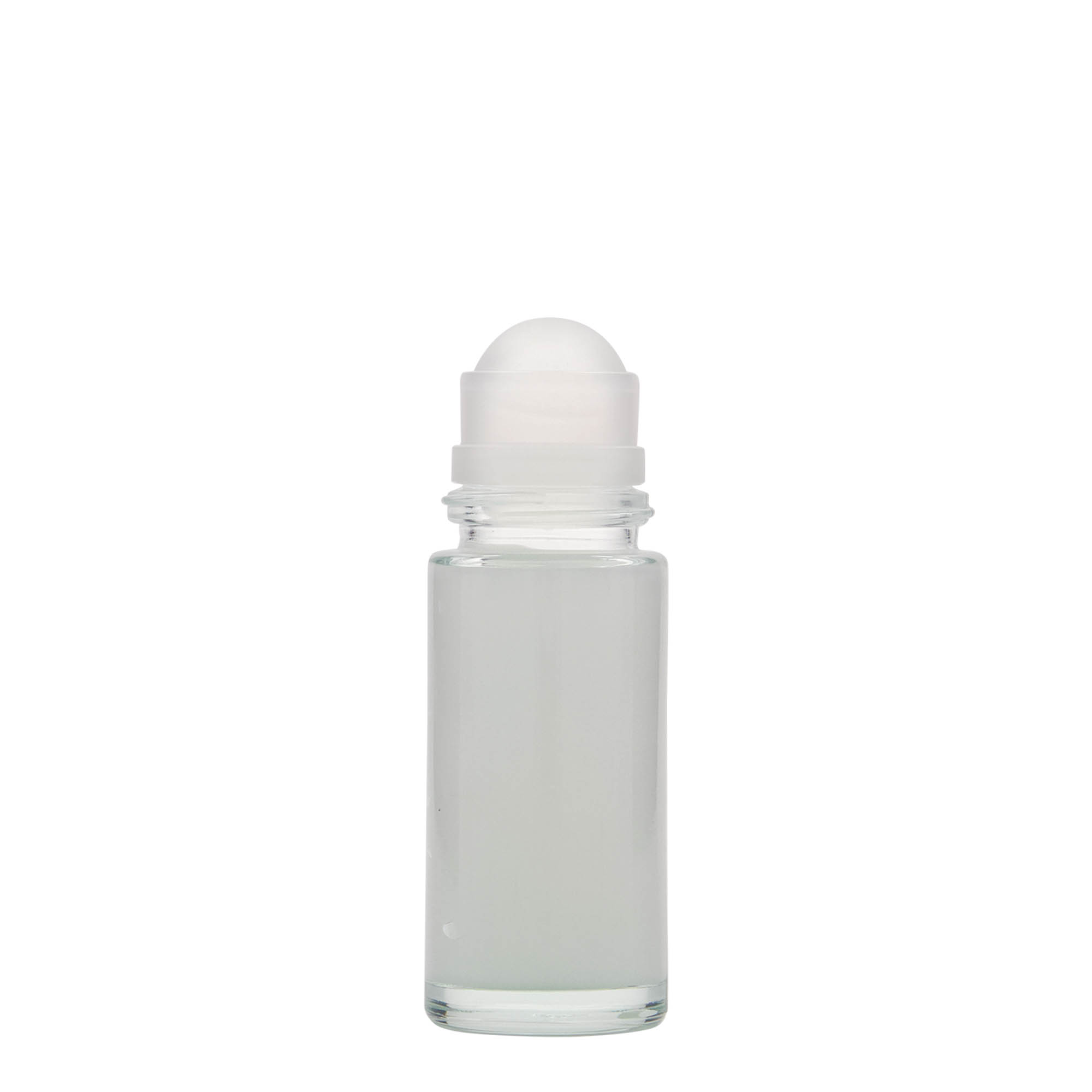 50 ml roll-on-flaske, glas, åbning: skruelåg
