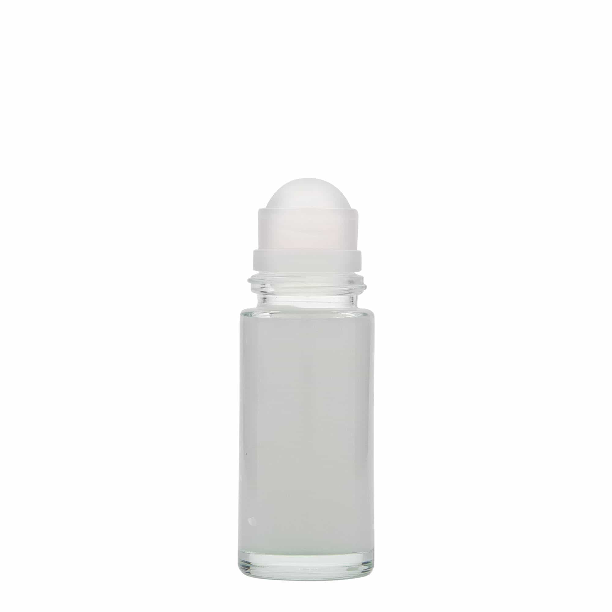 50 ml roll-on-flaske, glas, åbning: skruelåg 50 ml roll-on-flaske, glas, åbning: skruelåg
