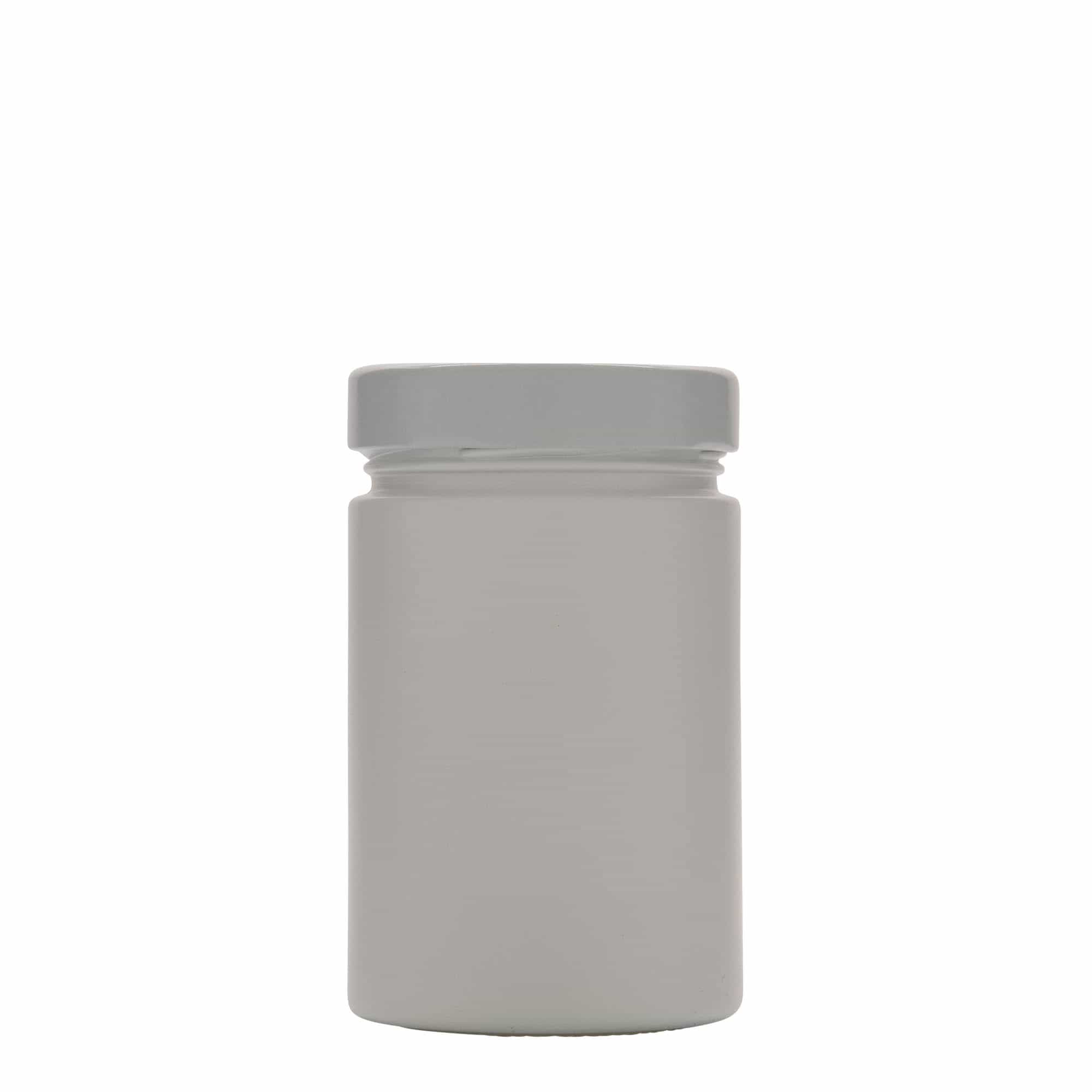 327 ml rundt glas 'Aurora', hvid, åbning: Deep-twist-off (DTO 66)