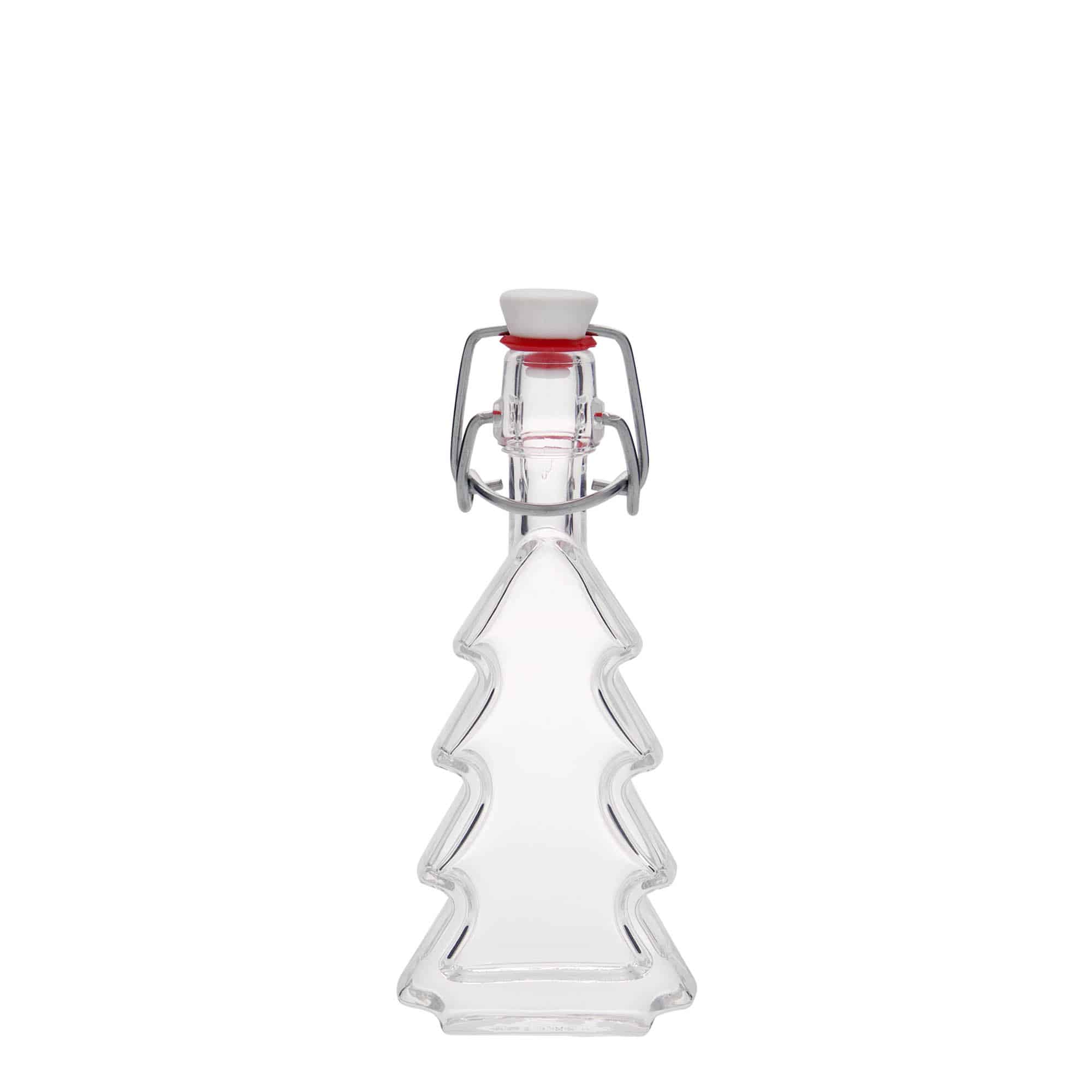 40 ml glasflaske 'Juletræ', åbning: Patentlåg