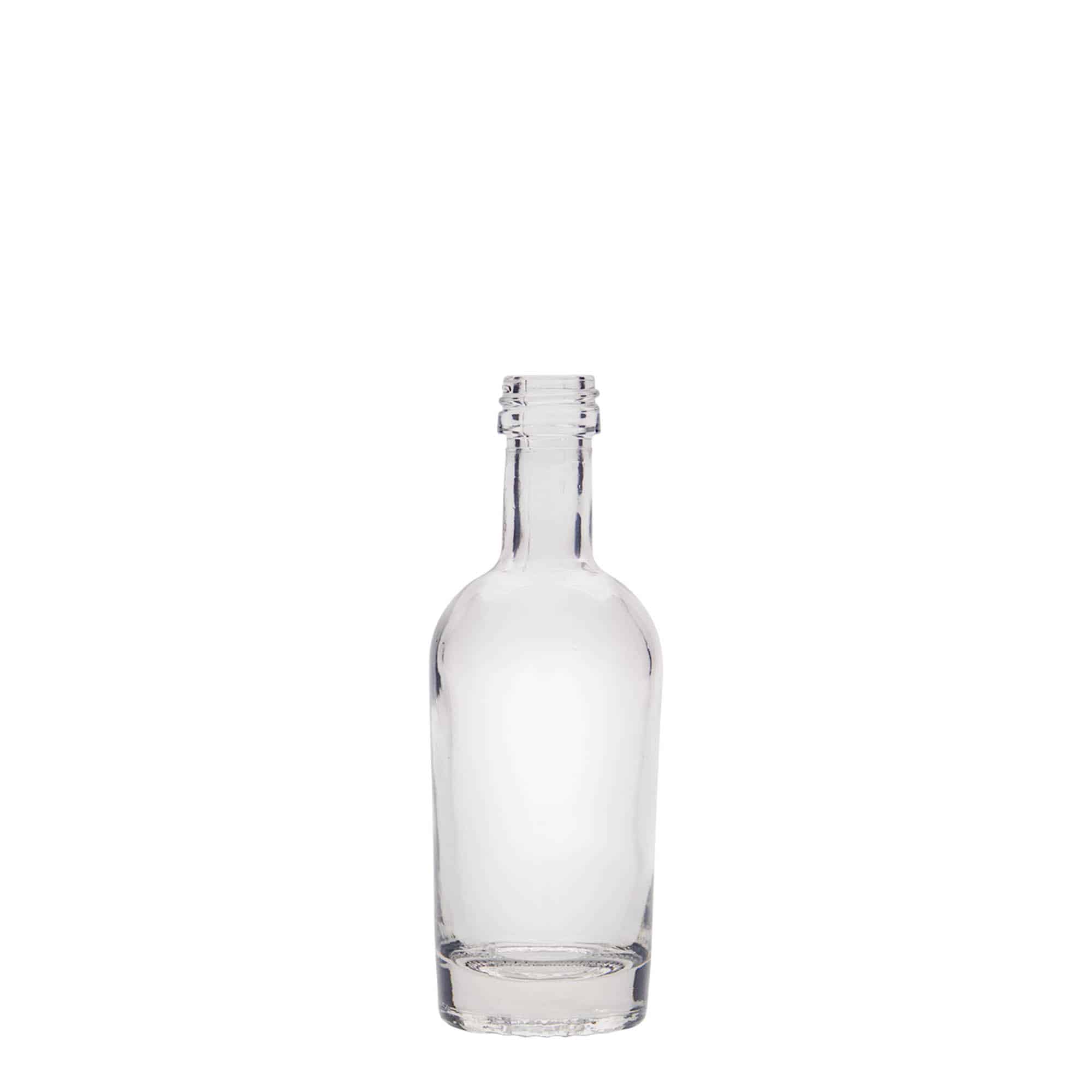 50 ml glasflaske 'Pepe', åbning: PP 18