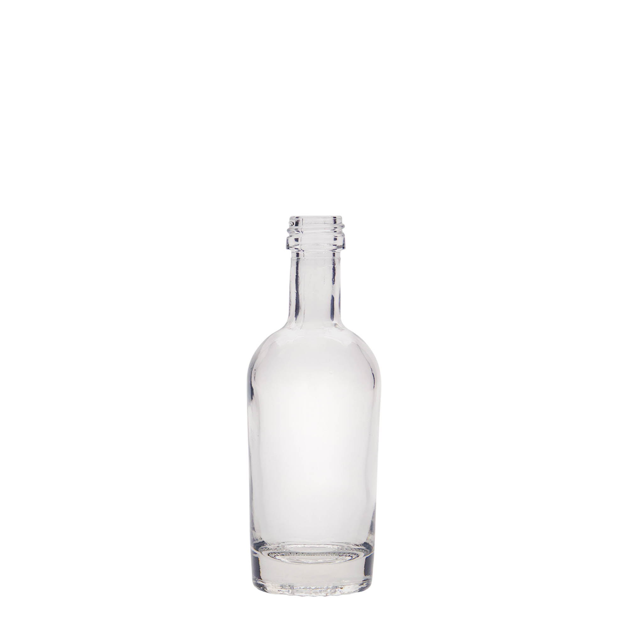 50 ml glasflaske 'Pepe', åbning: PP 18 50 ml glasflaske 'Pepe', åbning: PP 18