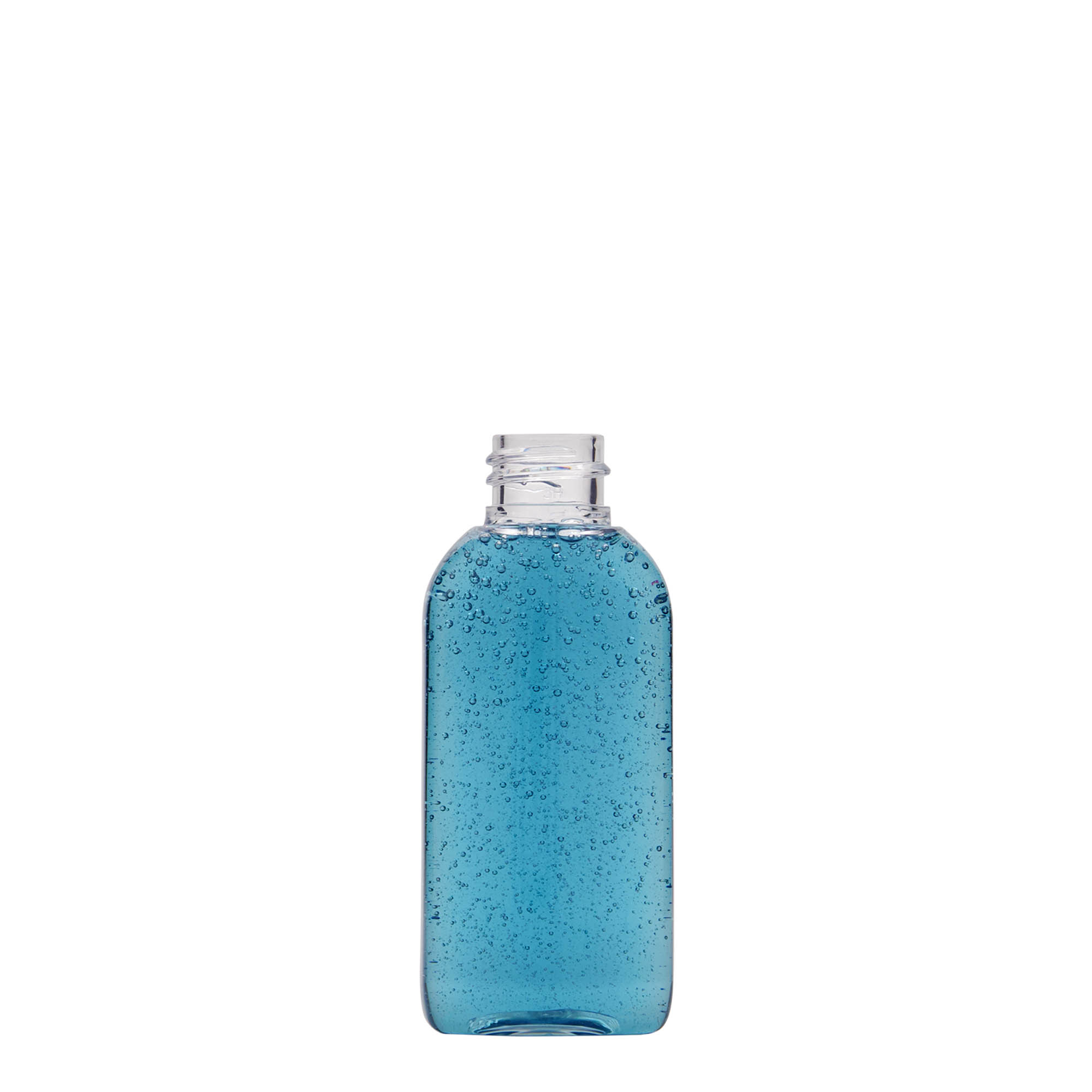 50 ml PET-flaske »Iris«, oval, plastik, åbning: 20/410