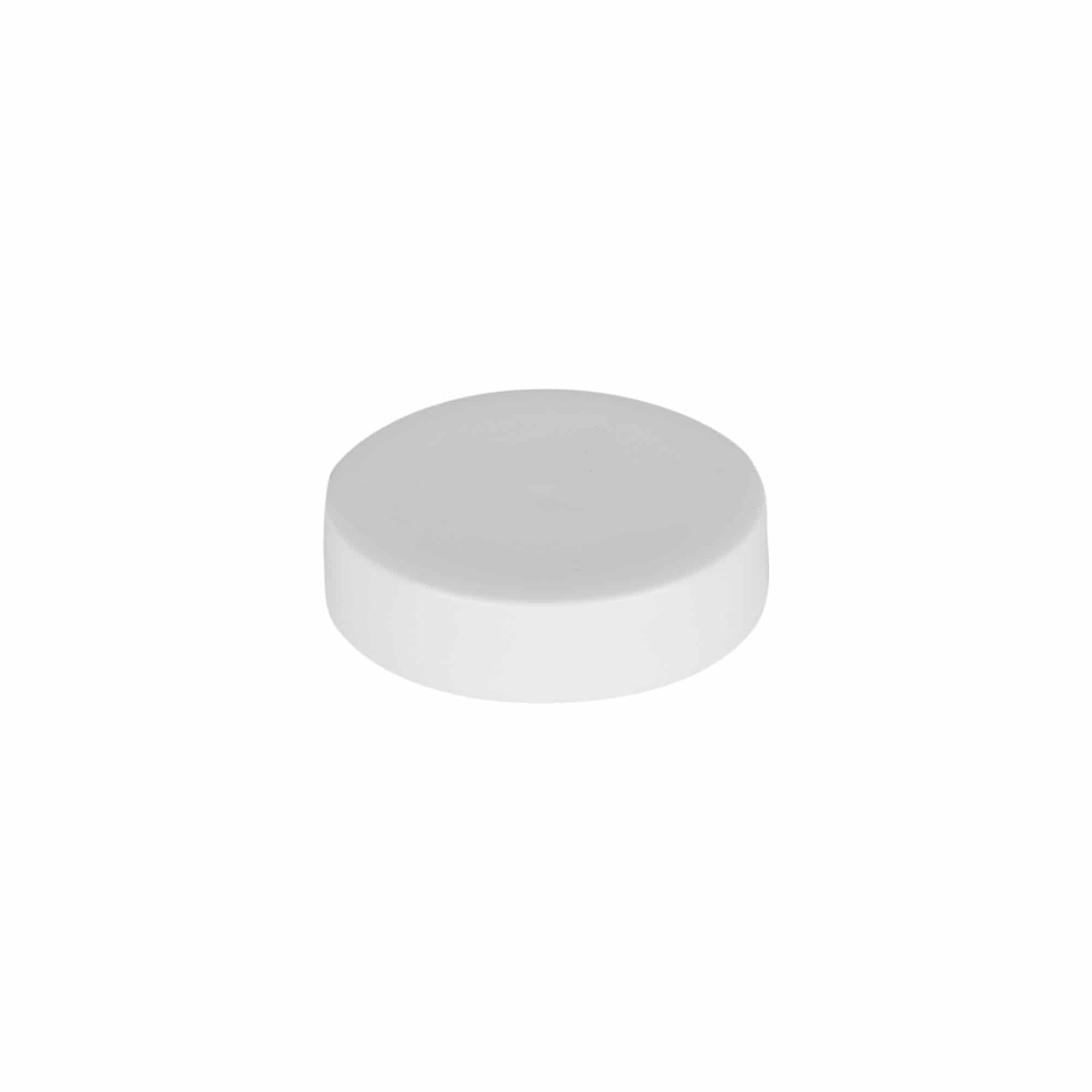 Skruelåg til 10 ml »Antonella«, PP-plast, hvid