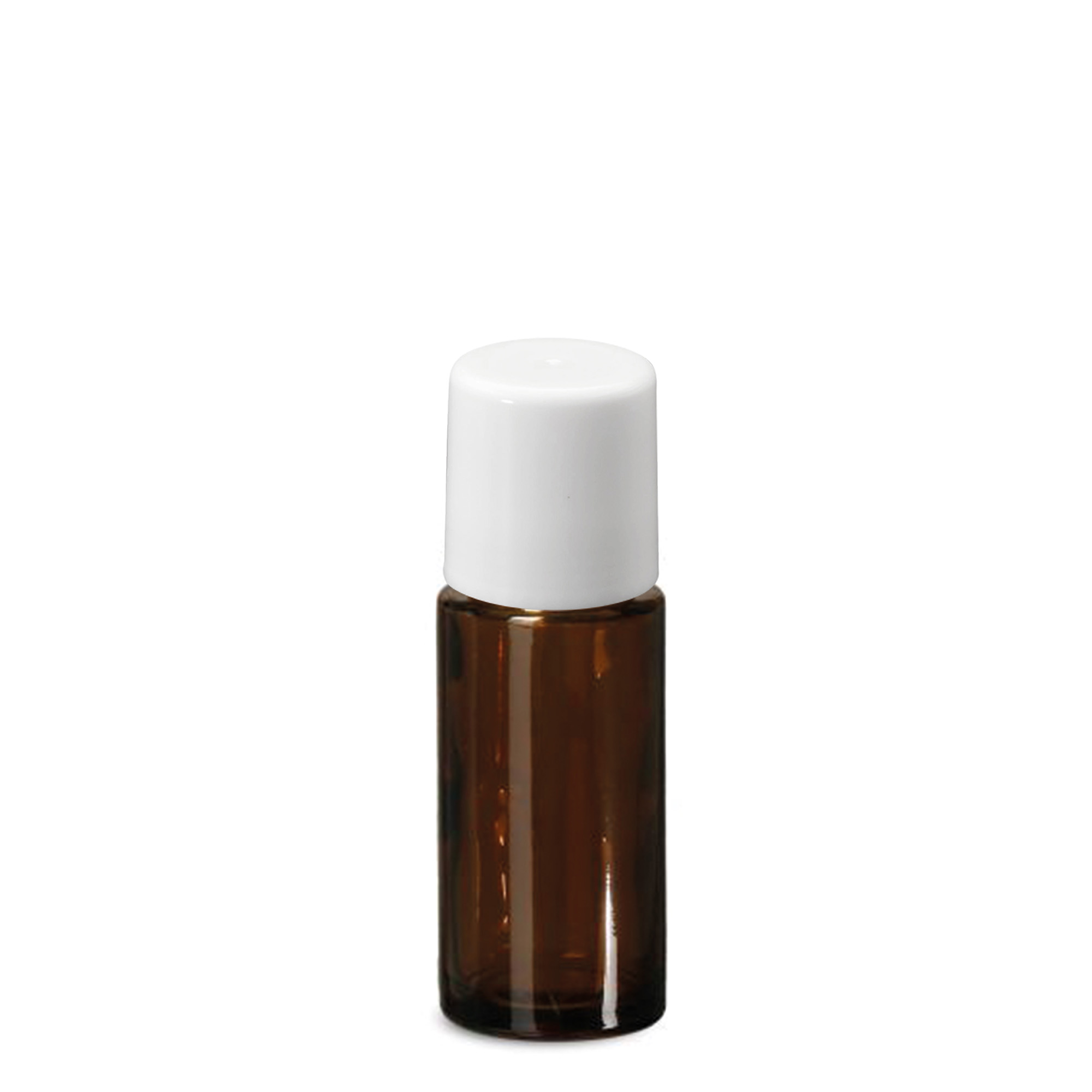 50 ml roll-on-flaske, glas, brun, åbning: skruelåg 50 ml roll-on-flaske, glas, brun, åbning: skruelåg