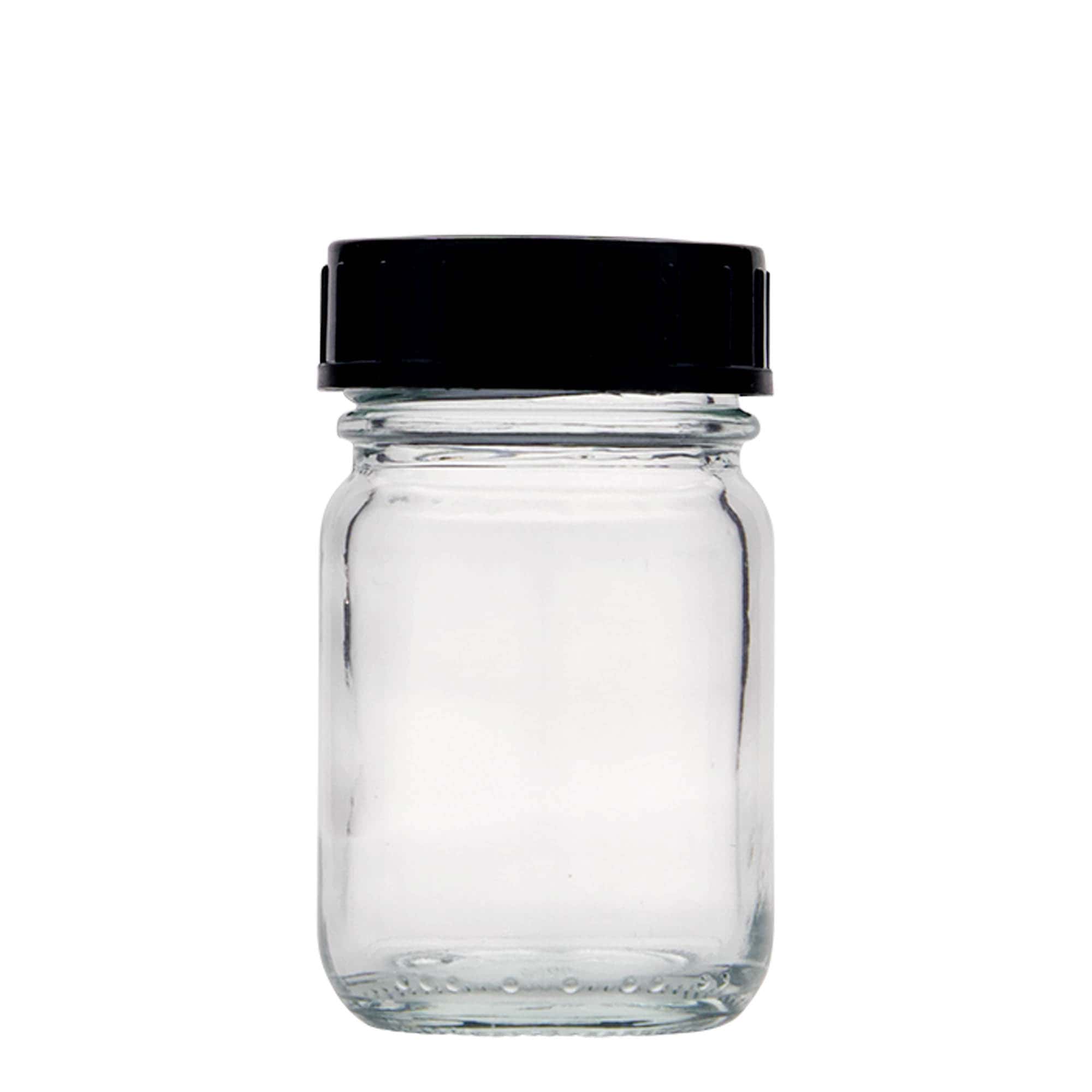 50 ml bredhalset glas, åbning: DIN 40