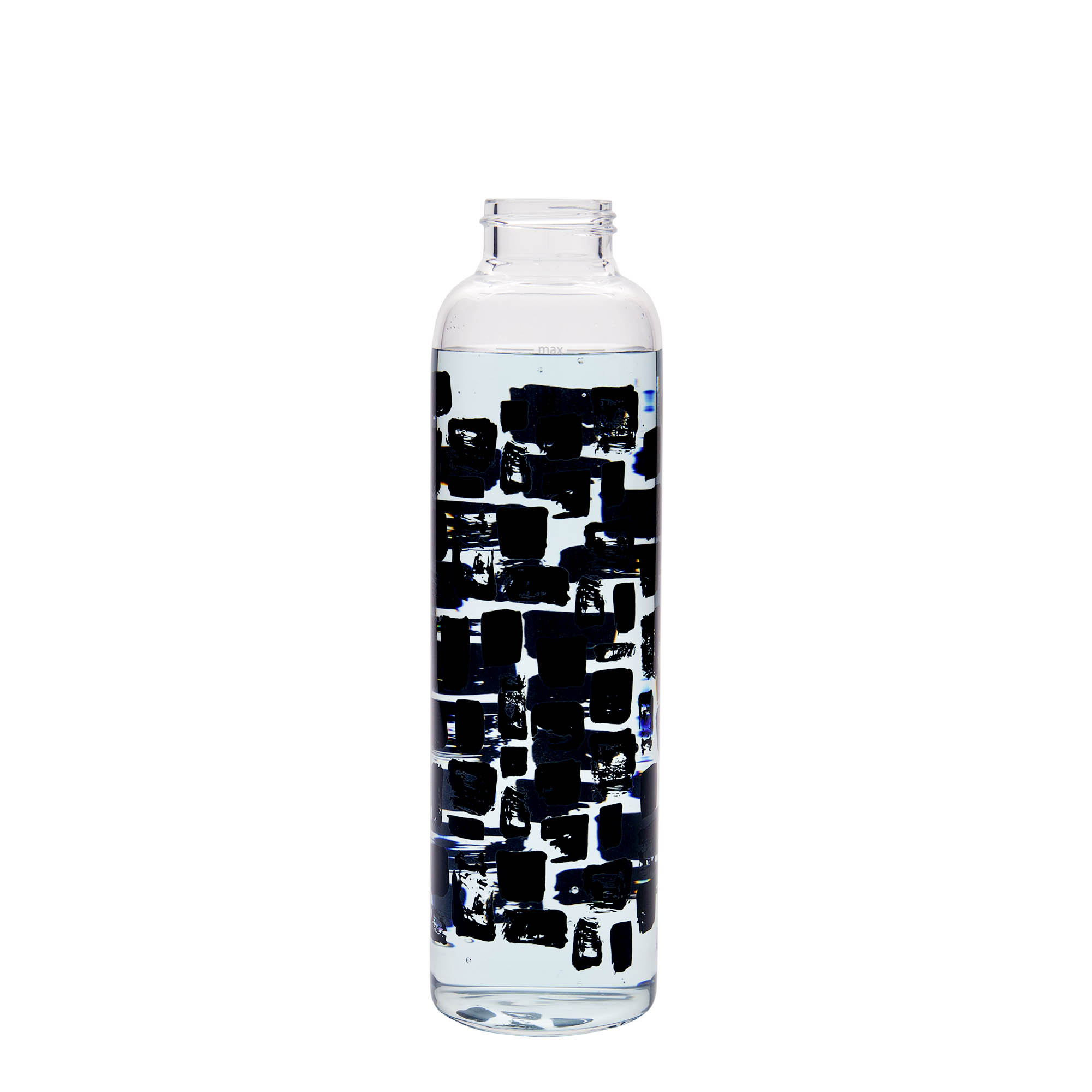 500 ml drikkeflaske 'Perseus - Sorte rektangler', åbning: skruelåg 500 ml drikkeflaske 'Perseus - Sorte rektangler', åbning: skruelåg