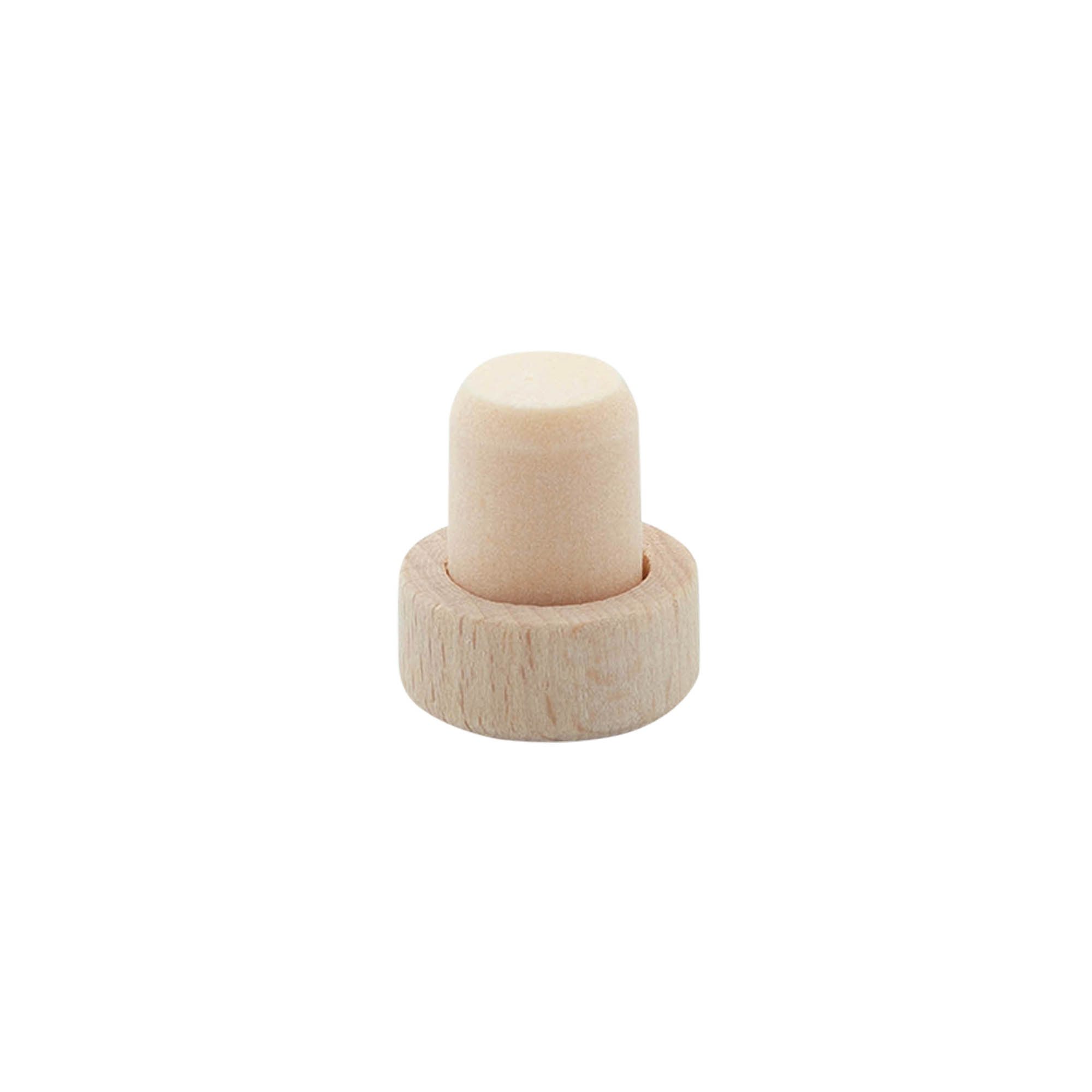 Grebprop 14 mm, træ/plast, til åbning: kork Grebprop 14 mm, træ/plast, til åbning: kork
