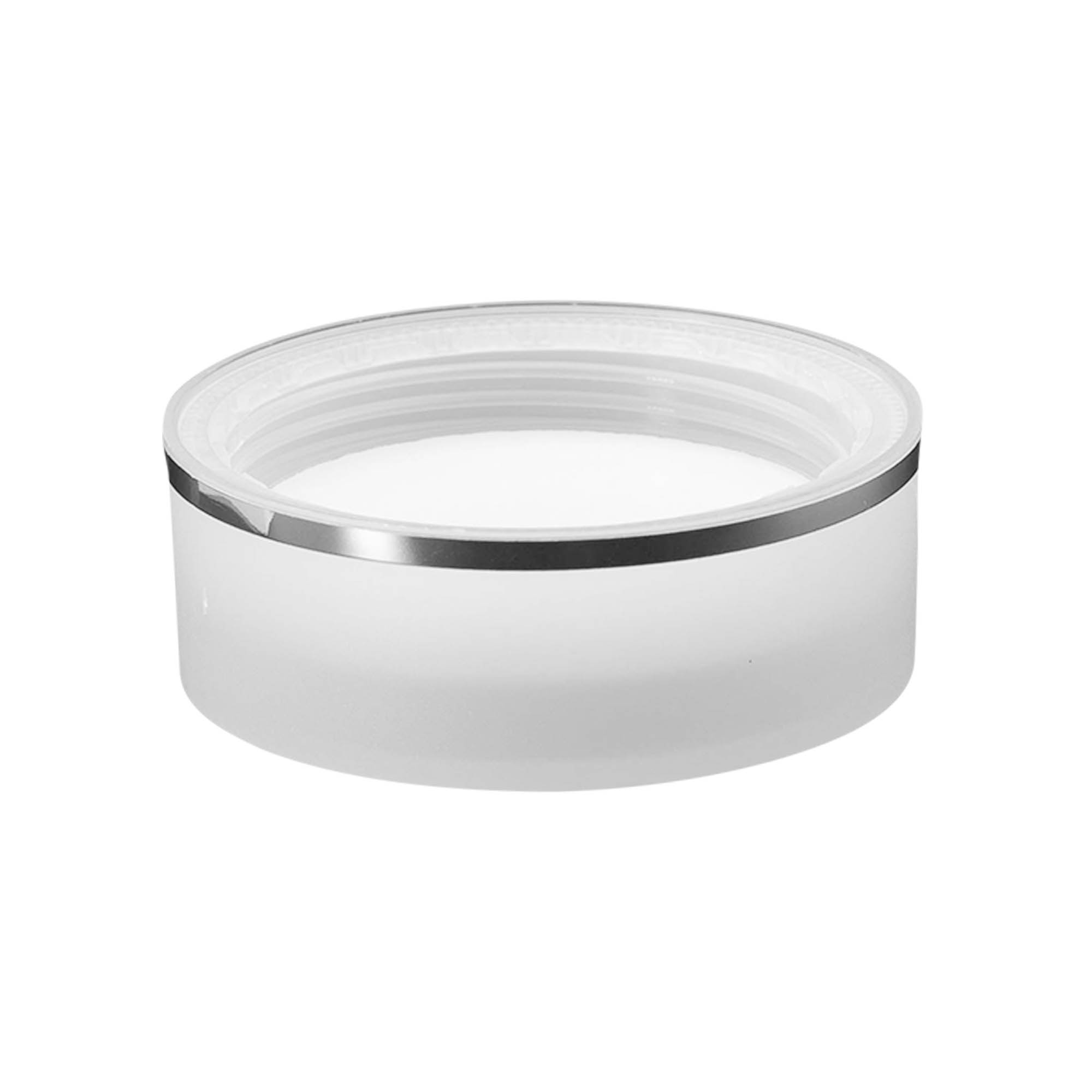 Skruelåg 'Clear/Platin Edition', PP-plast, hvid, til munding: 53/2P