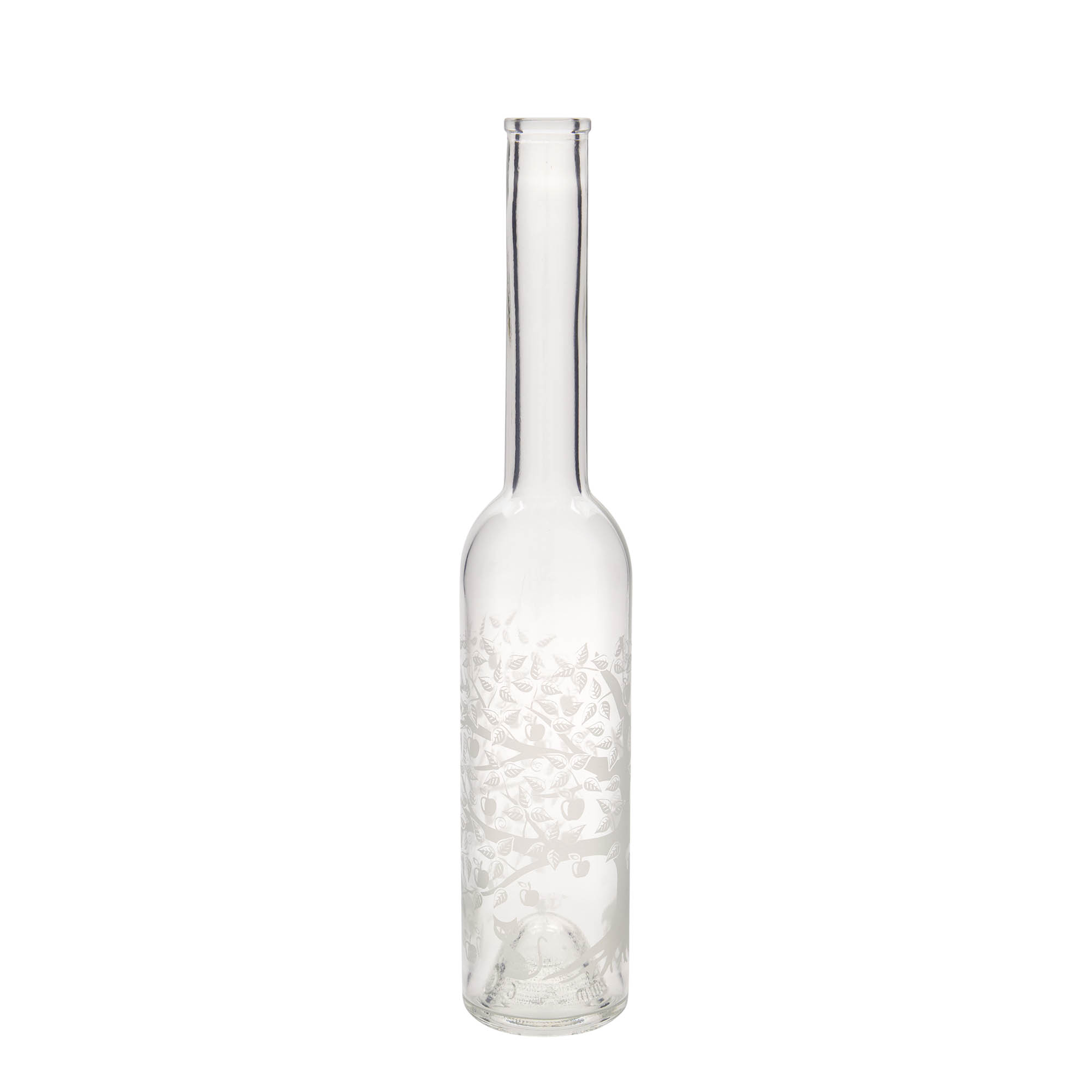 350 ml glasflaske 'Opera', motiv: Æbletræ, åbning: Kork