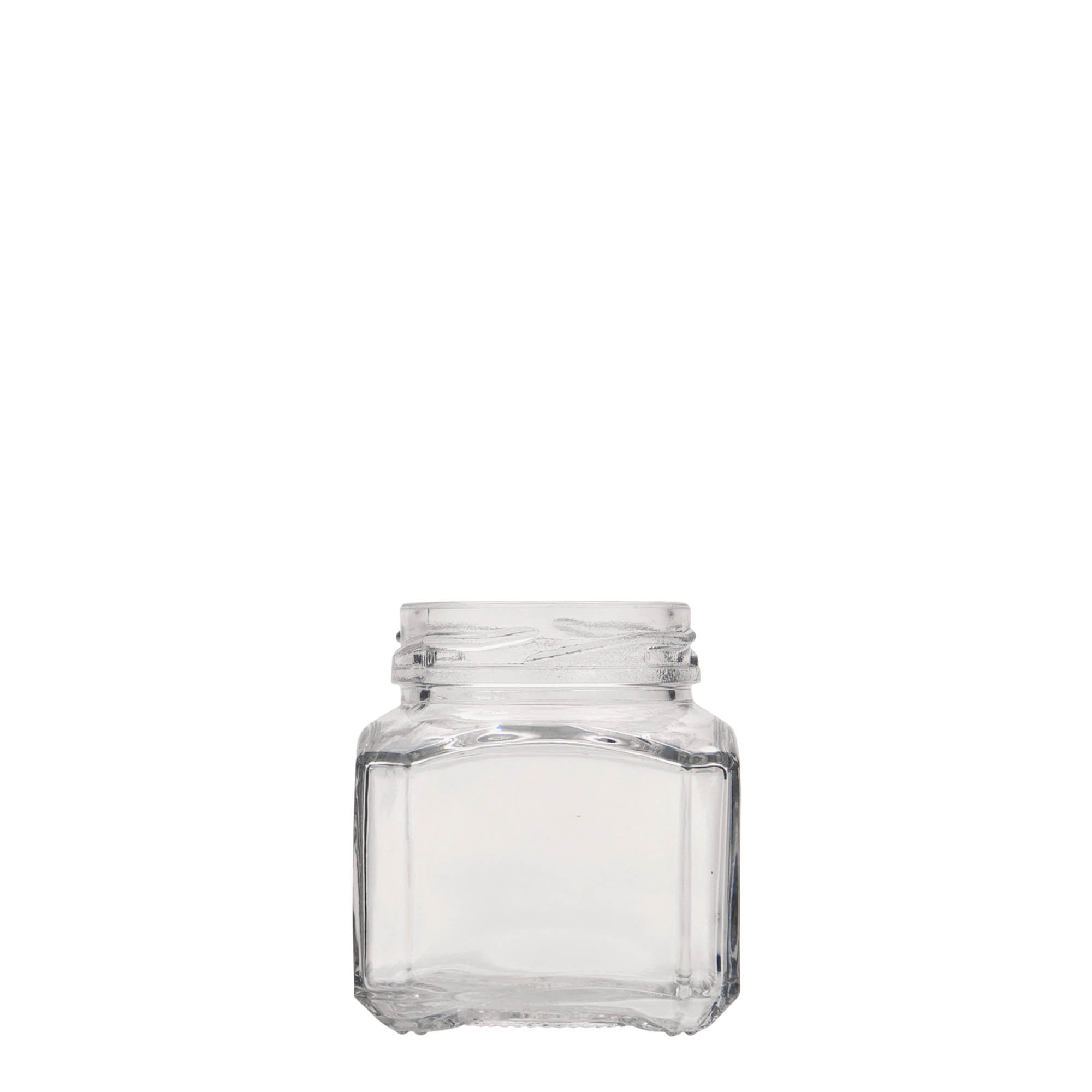 106 ml firkantet glas 'Mailand', åbning: Twist-Off (TO 48)