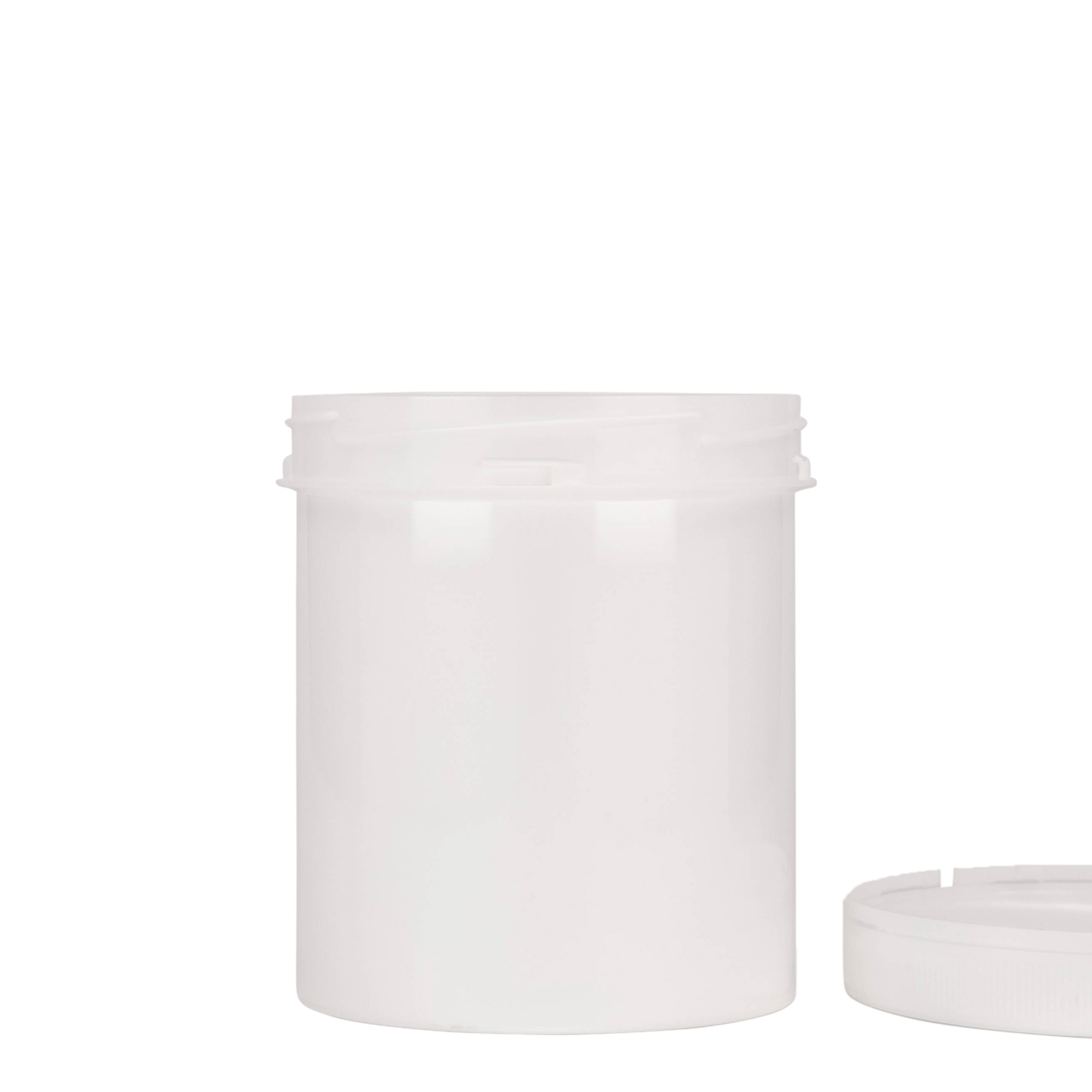 500 ml plastdåse 'Securilock', PP, hvid, åbning: skruelåg 500 ml plastdåse 'Securilock', PP, hvid, åbning: skruelåg