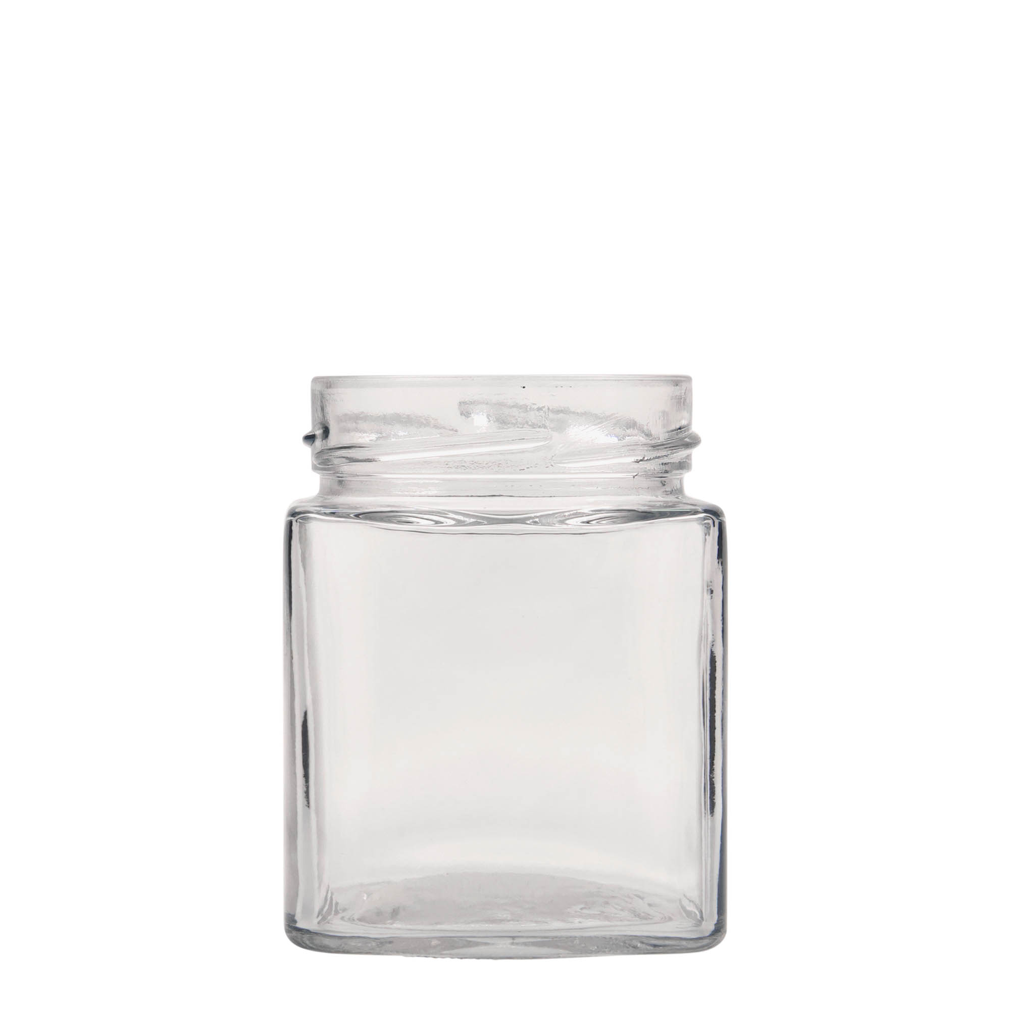314 ml firkantet glas 'Ikarus', åbning: Deep-Twist-Off (DTO 70)