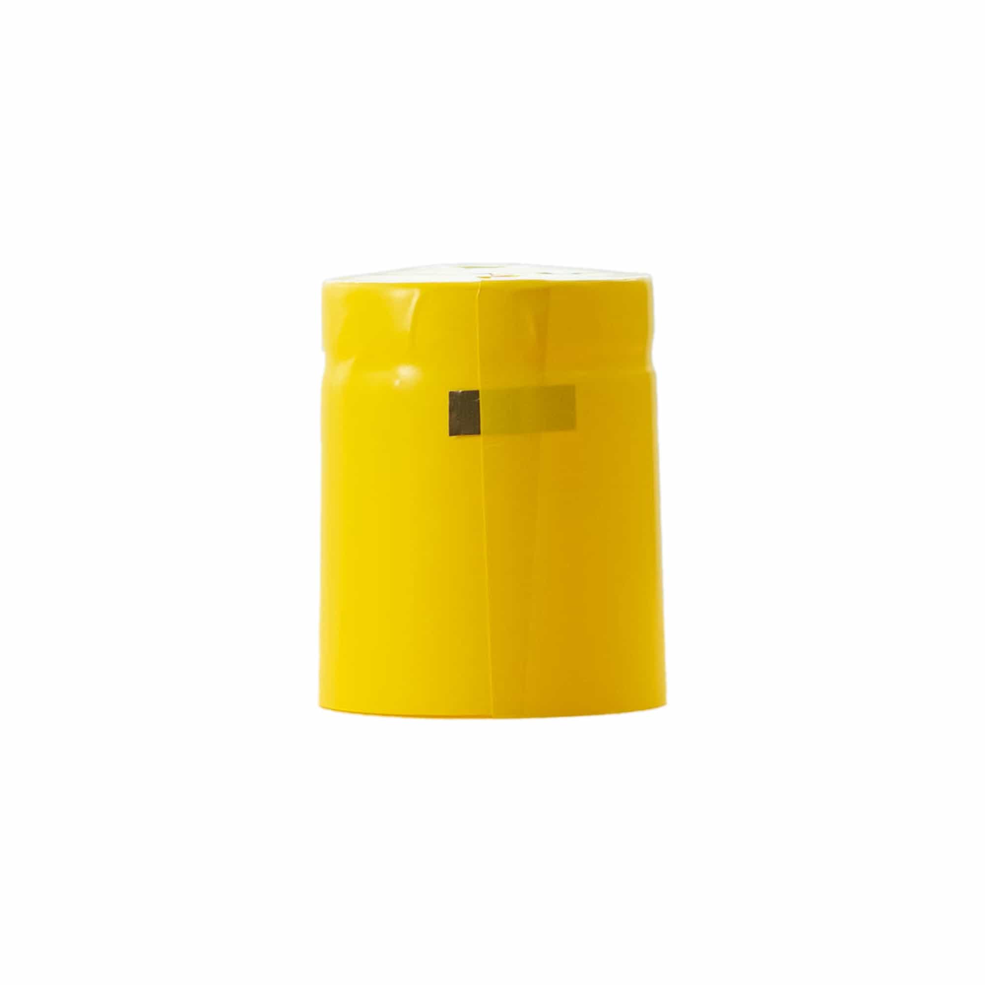 Krympekapsel 32x41, PVC-plast, gul