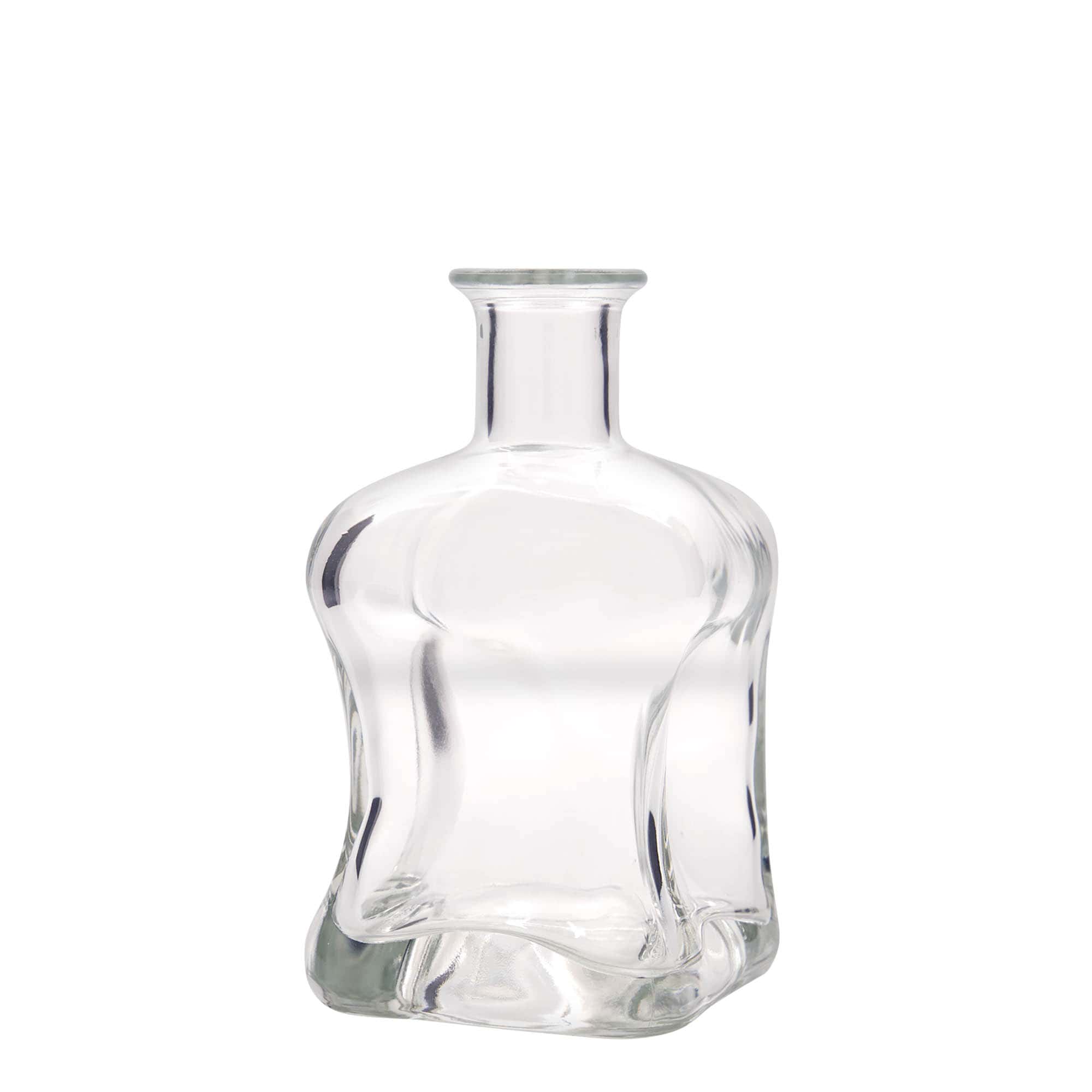 500 ml glasflaske 'Dublin', firkantet, åbning: prop