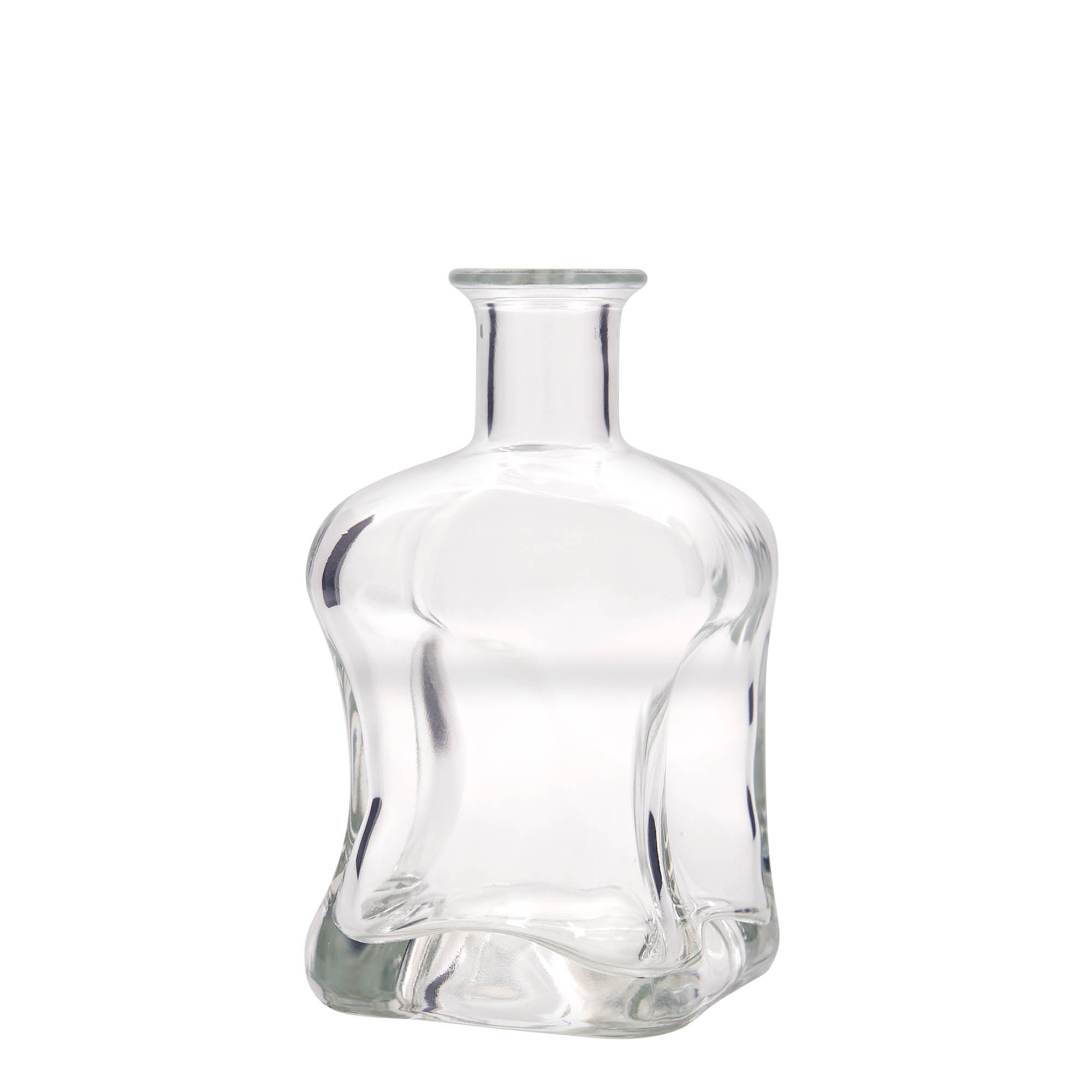 500 ml glasflaske 'Dublin', firkantet, åbning: prop