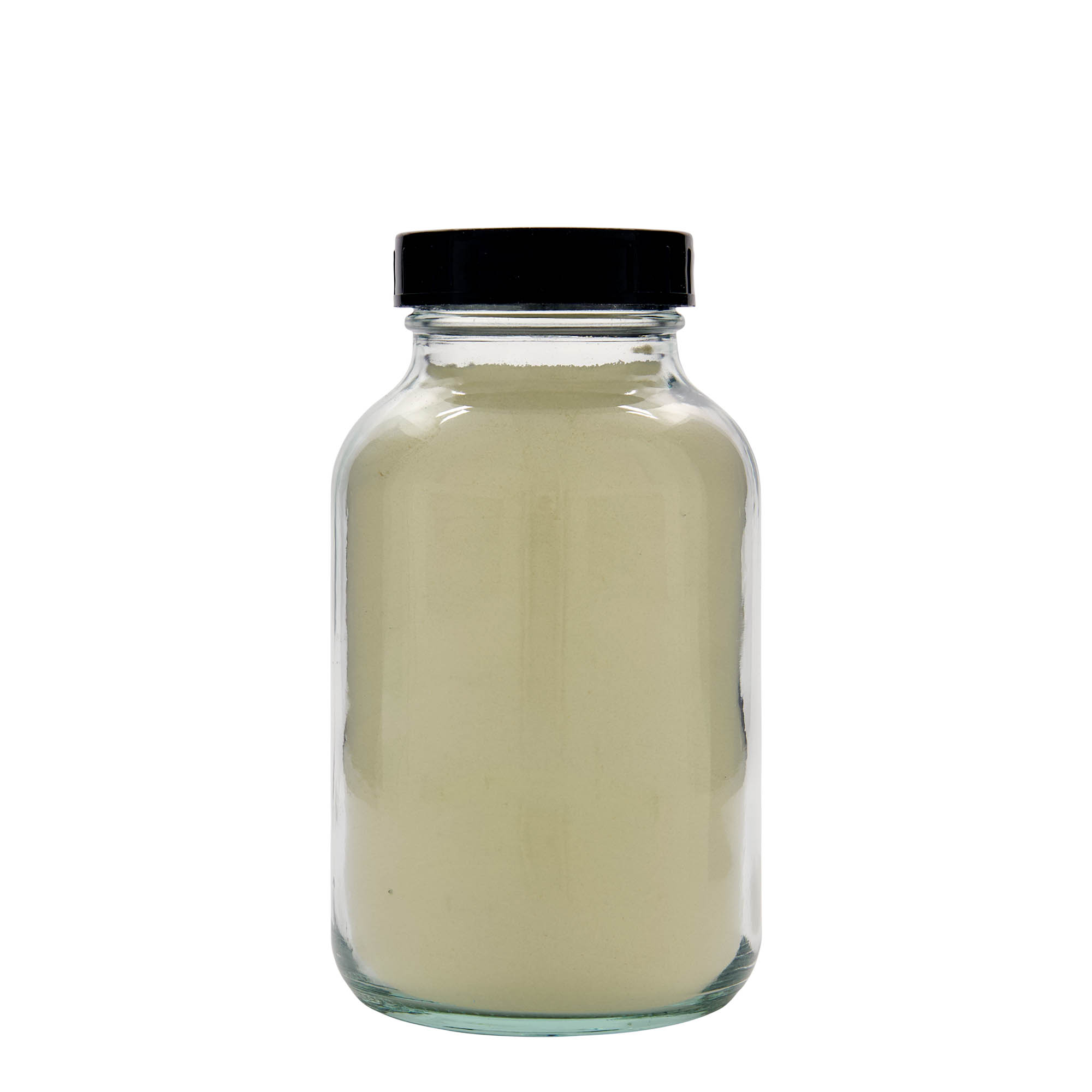 1.000 ml vidhalsglas, åbning: DIN 68