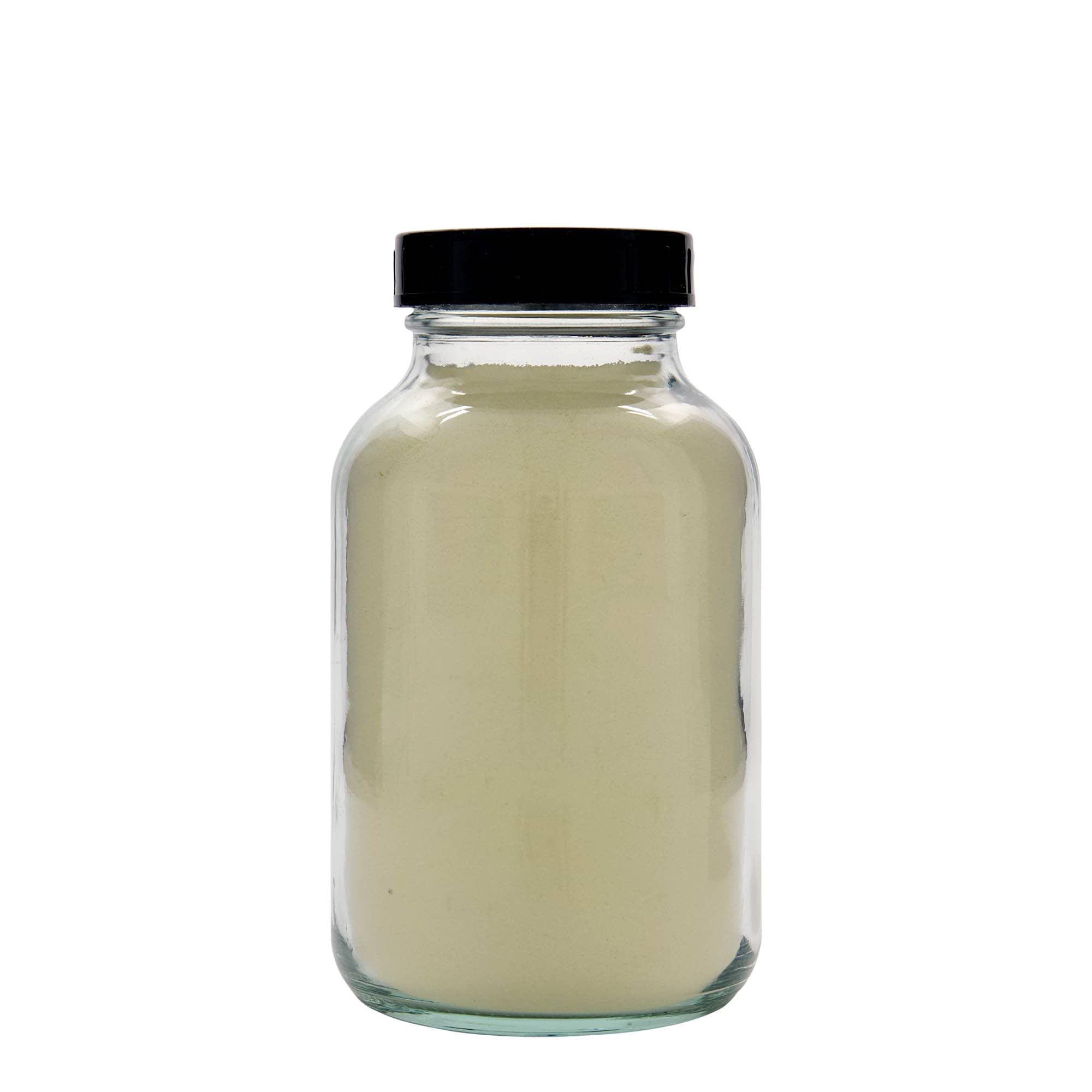 1.000 ml vidhalsglas, åbning: DIN 68