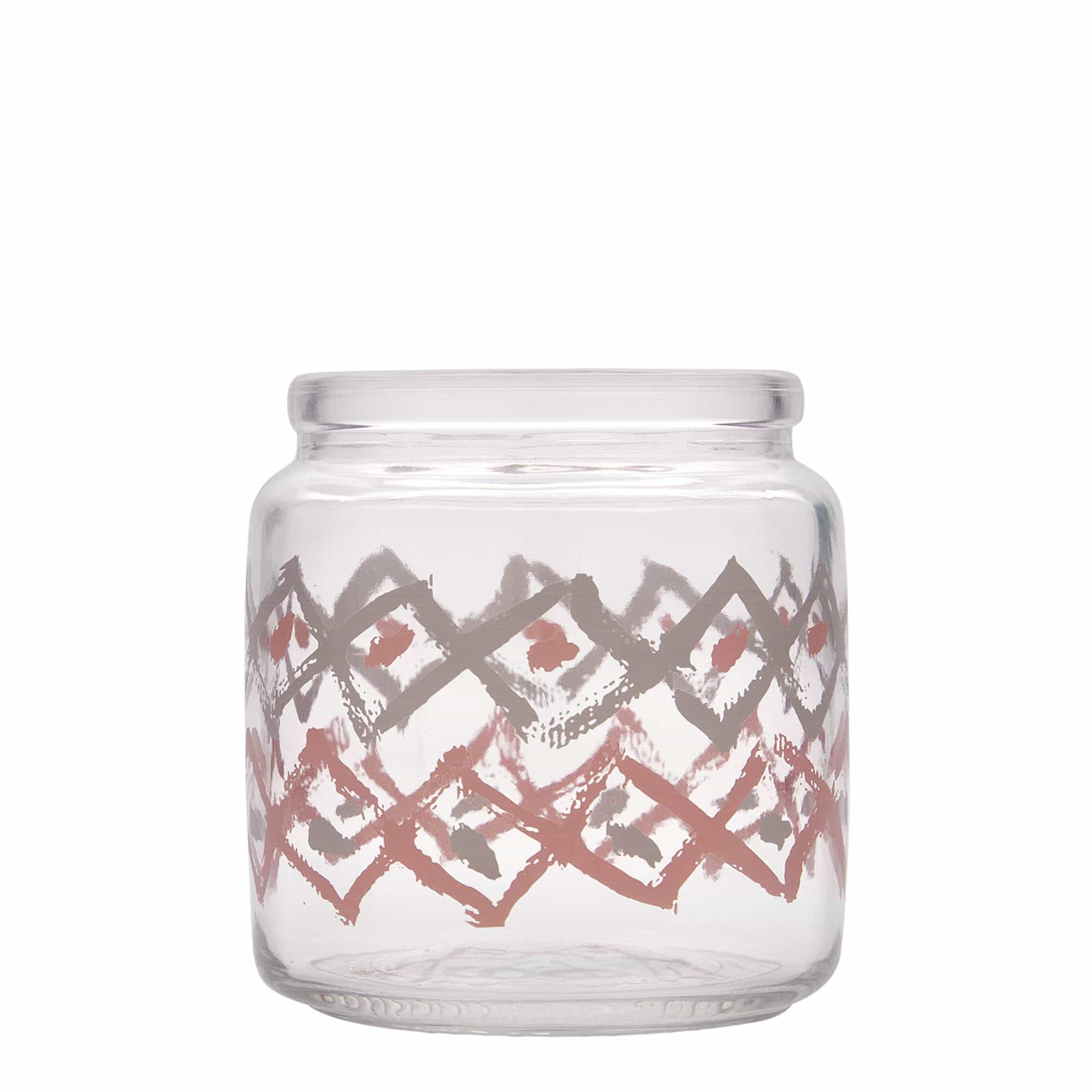 750 ml korkglas 'Giara', motiv: Manolibera rosa, munding: kork