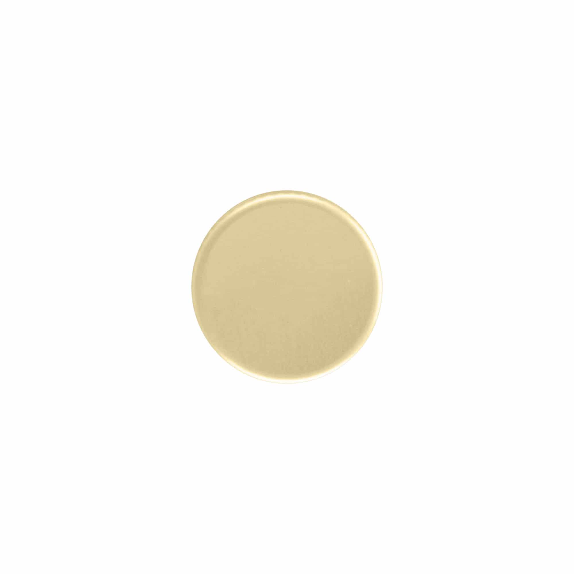 Skruelåg, metal, guld, til åbning: PP 28