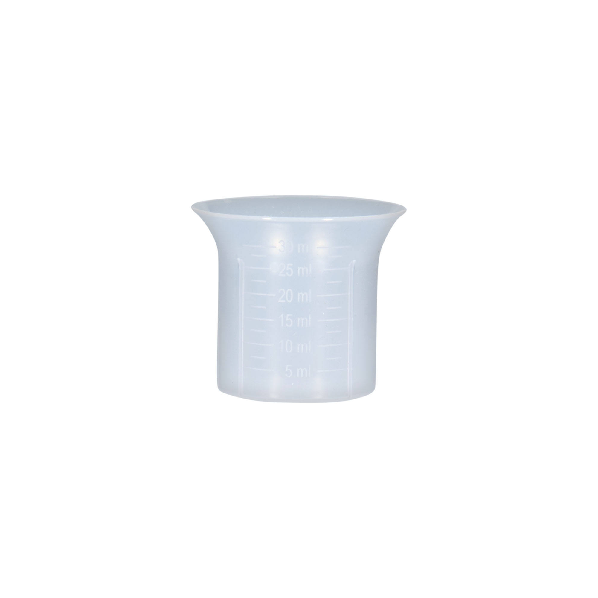 Målebæger 5-30 ml, PP-plast Målebæger 5-30 ml, PP-plast