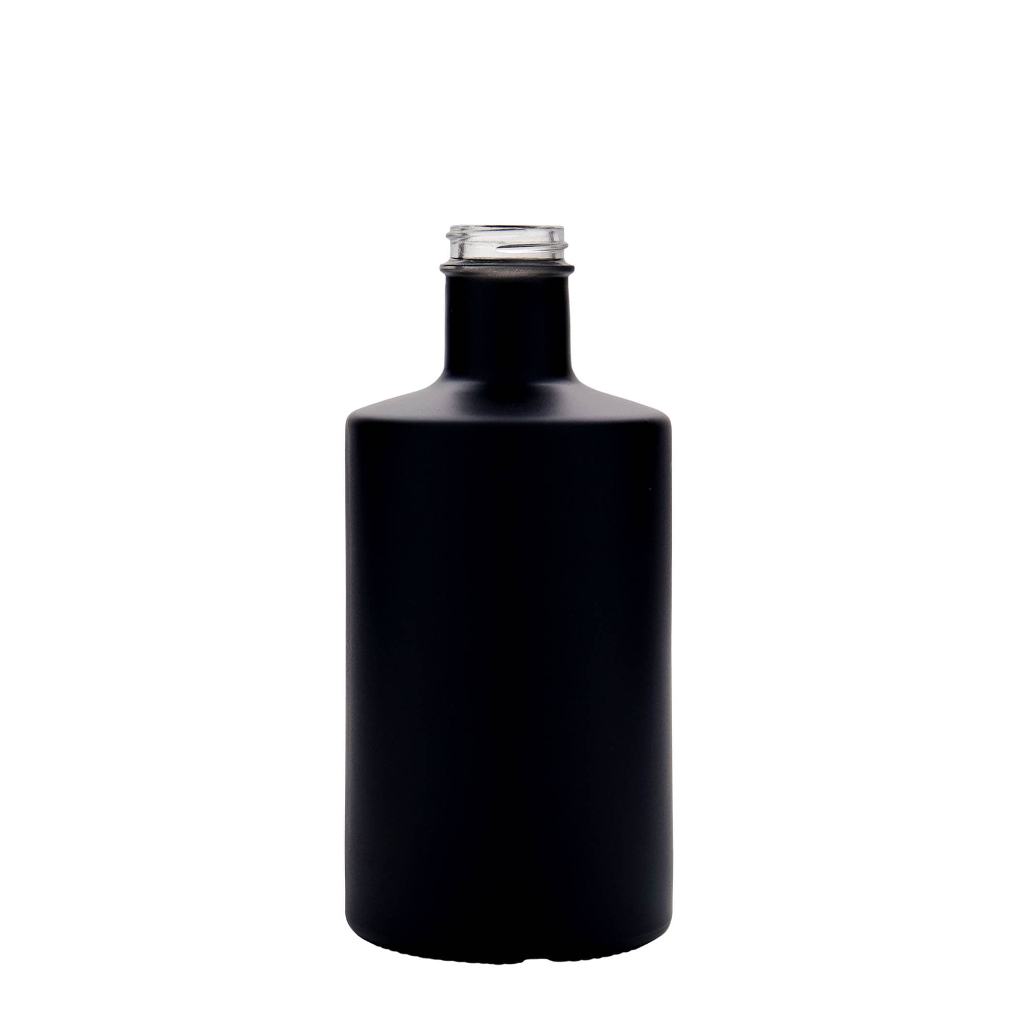500 ml glasflaske »Caroline«, sort, åbning: GPI 33