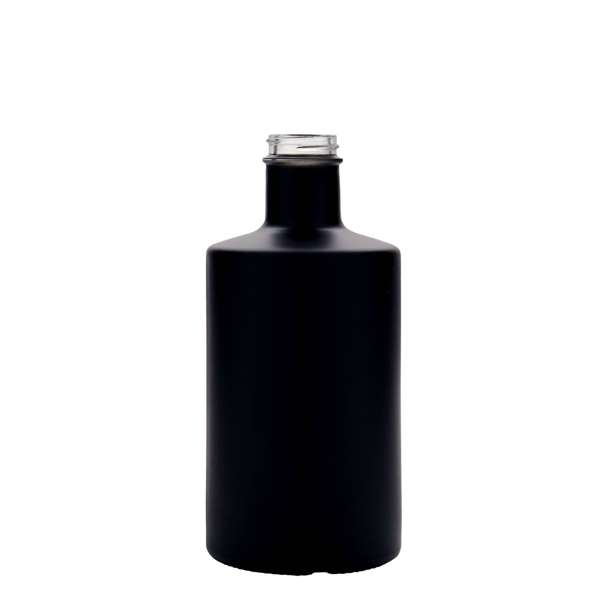 500 ml glasflaske »Caroline«, sort, åbning: GPI 33